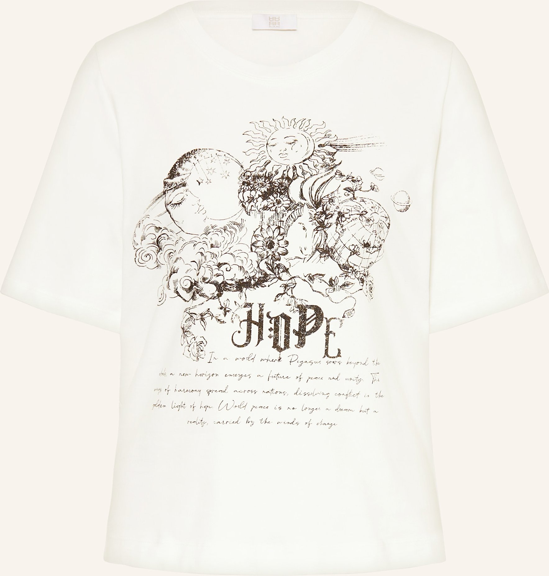 Riani T-Shirt weiss