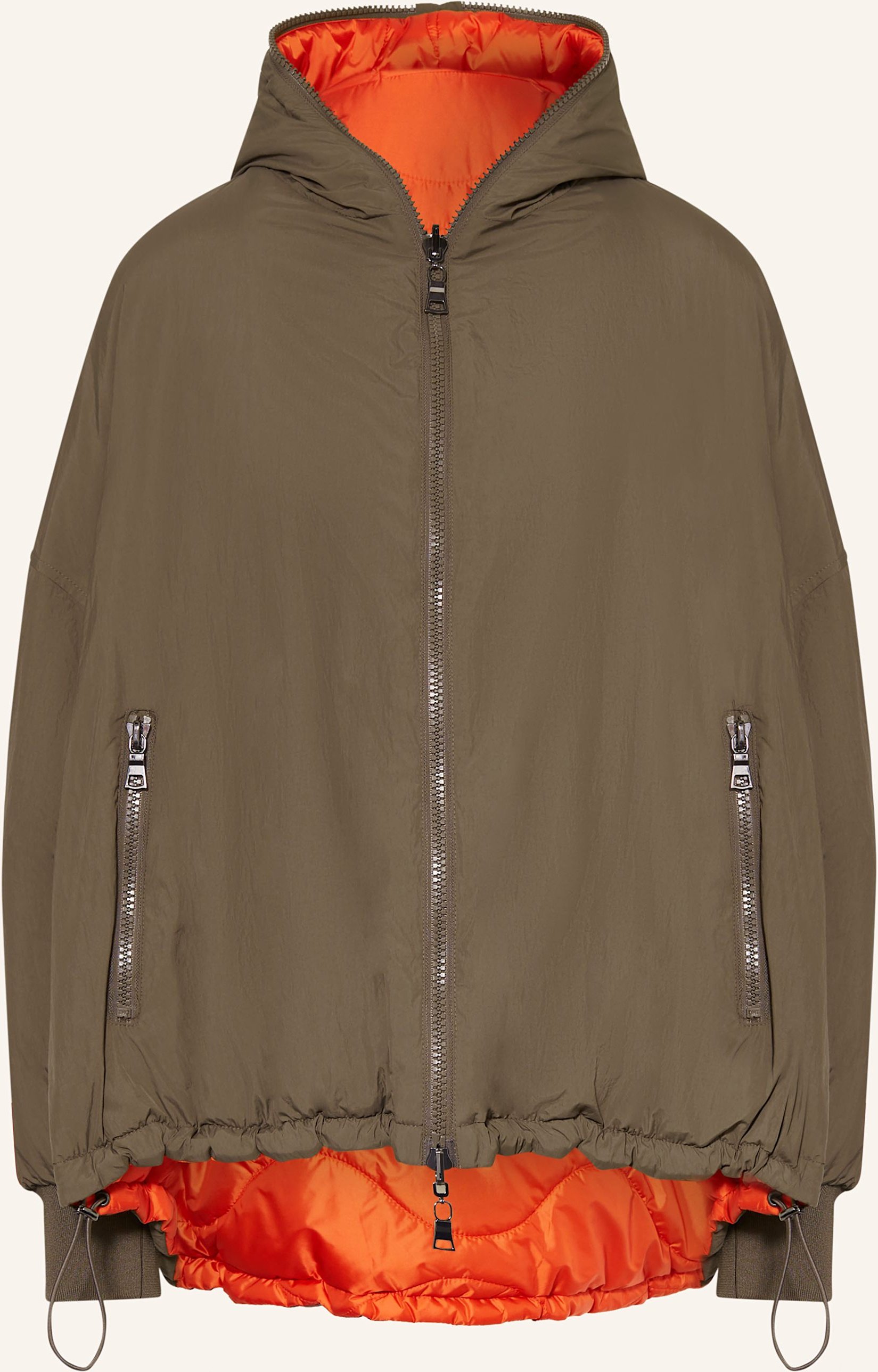 No.1 Como Jacke Cherry Zum Wenden braun