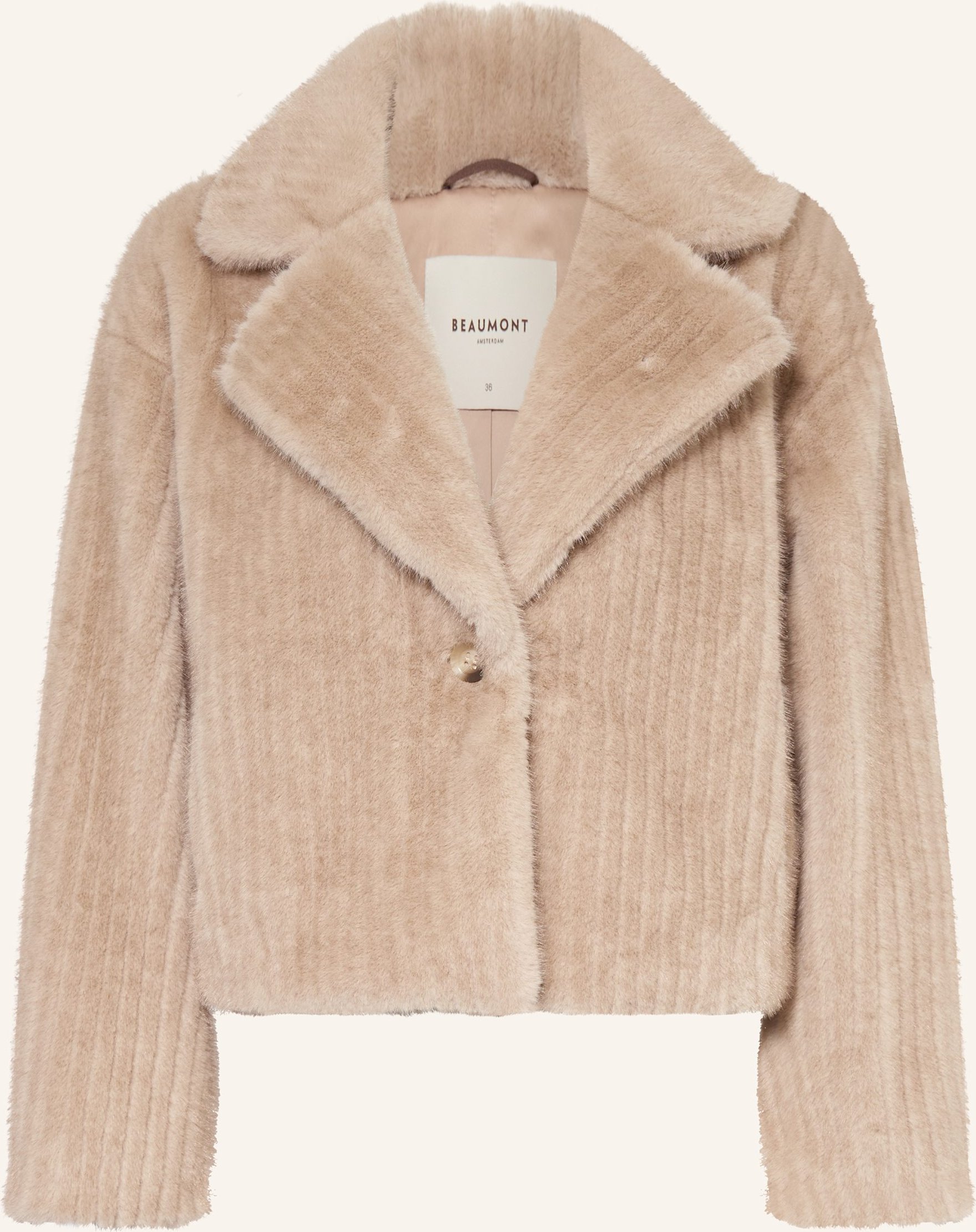 Beaumont Kunstfell-Jacke Fallony beige