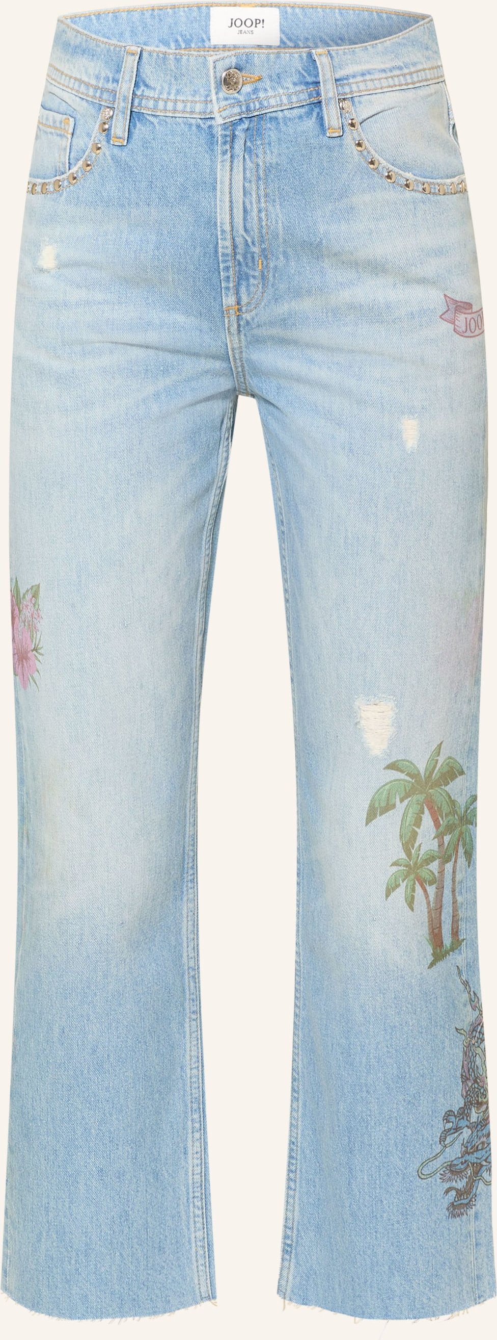 Joop! Jeans Straight Jeans Michelle Mit Nieten blau
