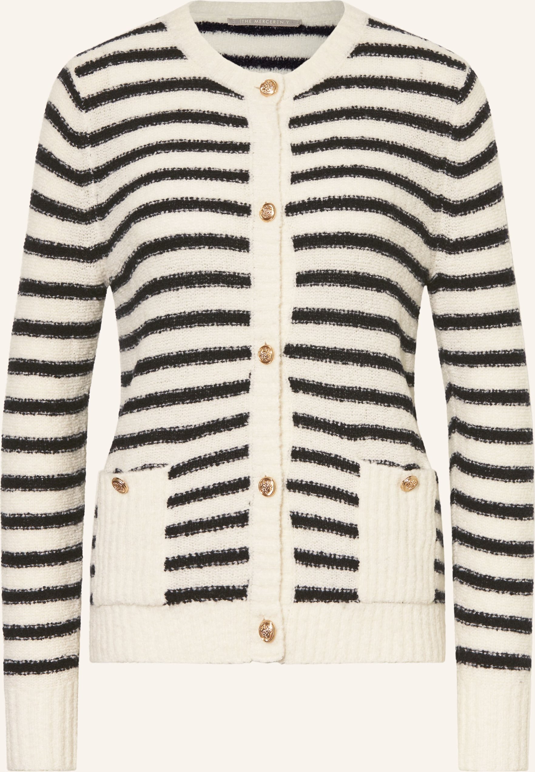 (The Mercer) N.Y. Strickjacke weiss