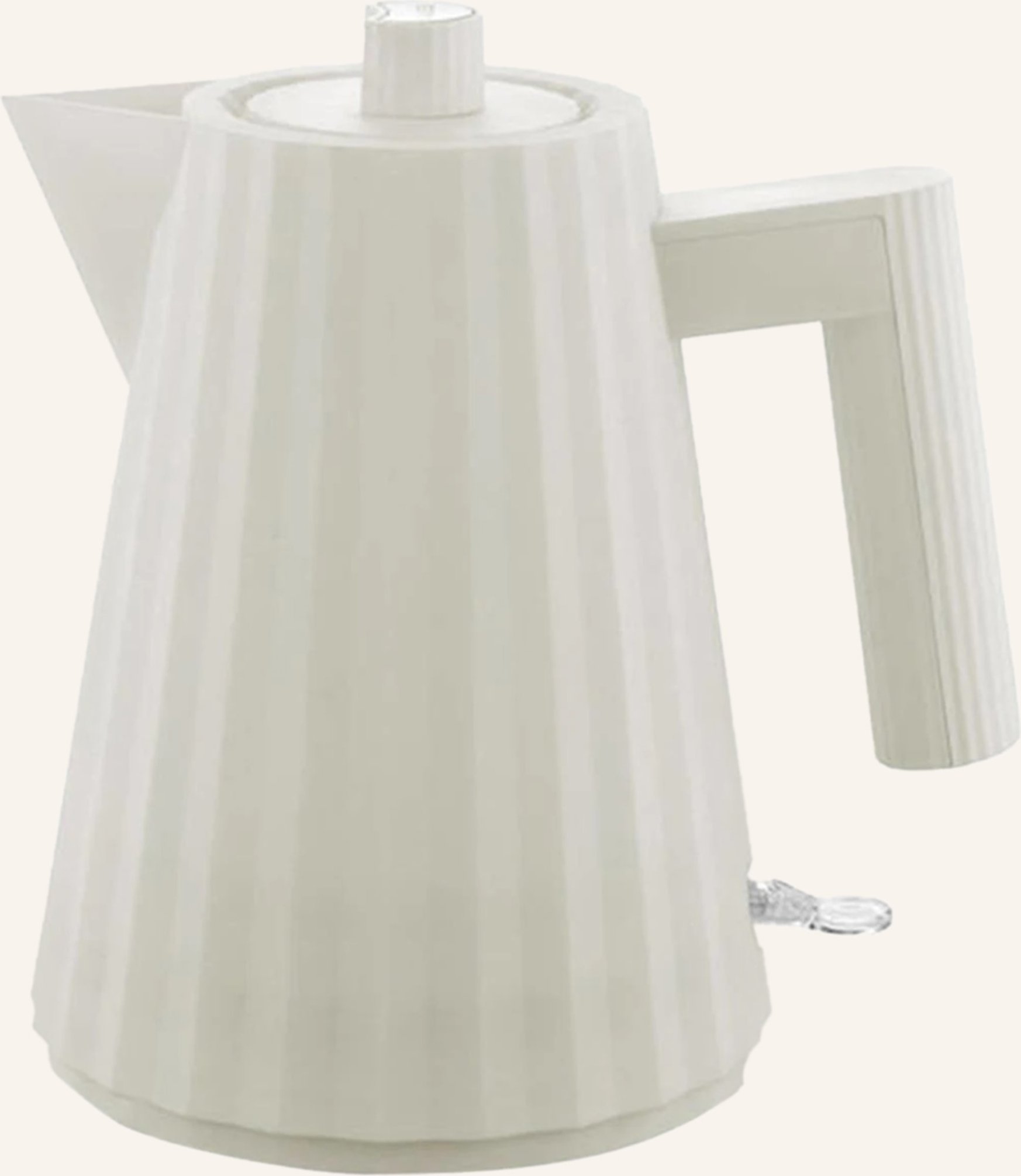 Alessi Wasserkocher Plissé weiss
