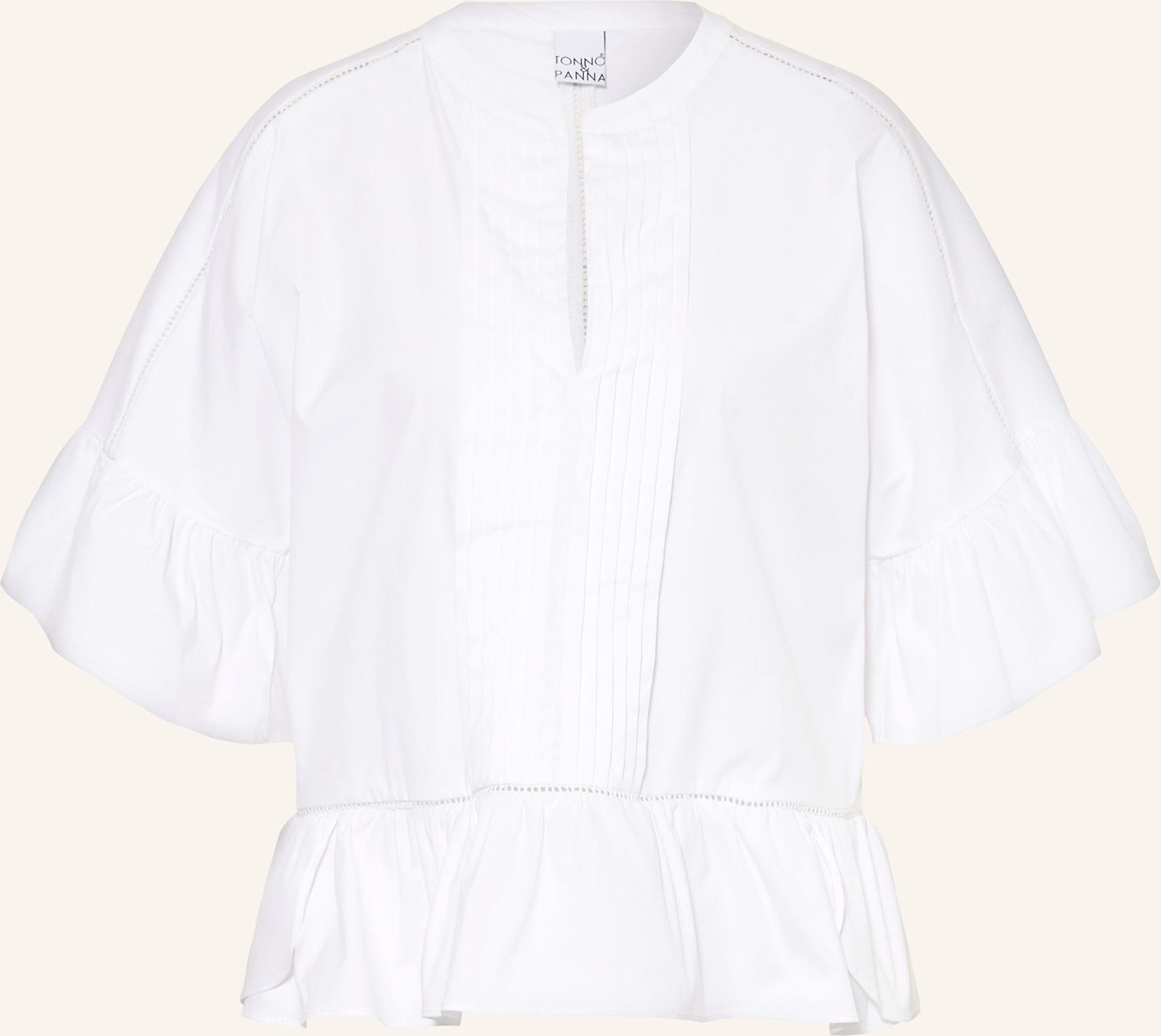 Thumbnail - Tonno & Panna Blusenshirt weiss