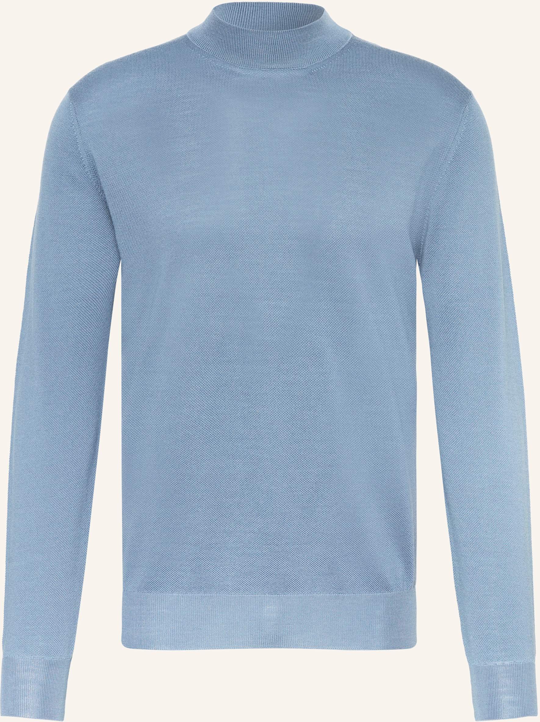 Thumbnail - Lardini Pullover Aus Merinowolle blau