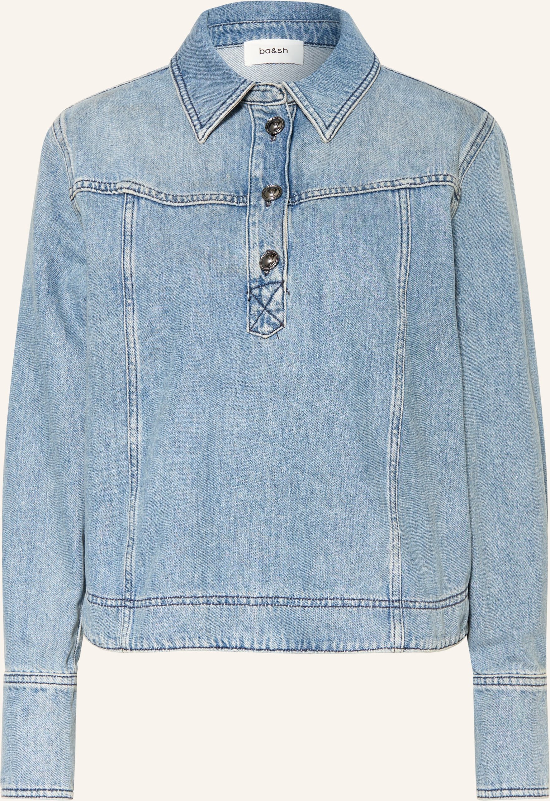 Ba&Sh Jeans-Poloshirt blau