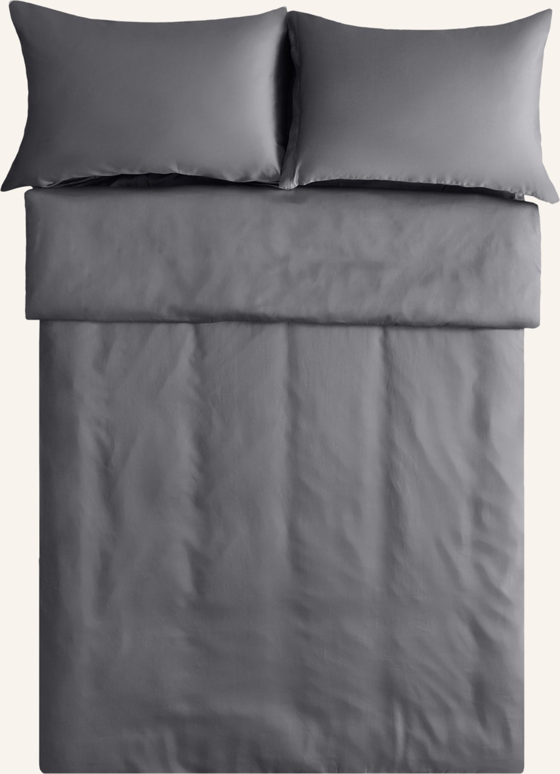 Royfort Bettwäsche-Set Baumwolle grau