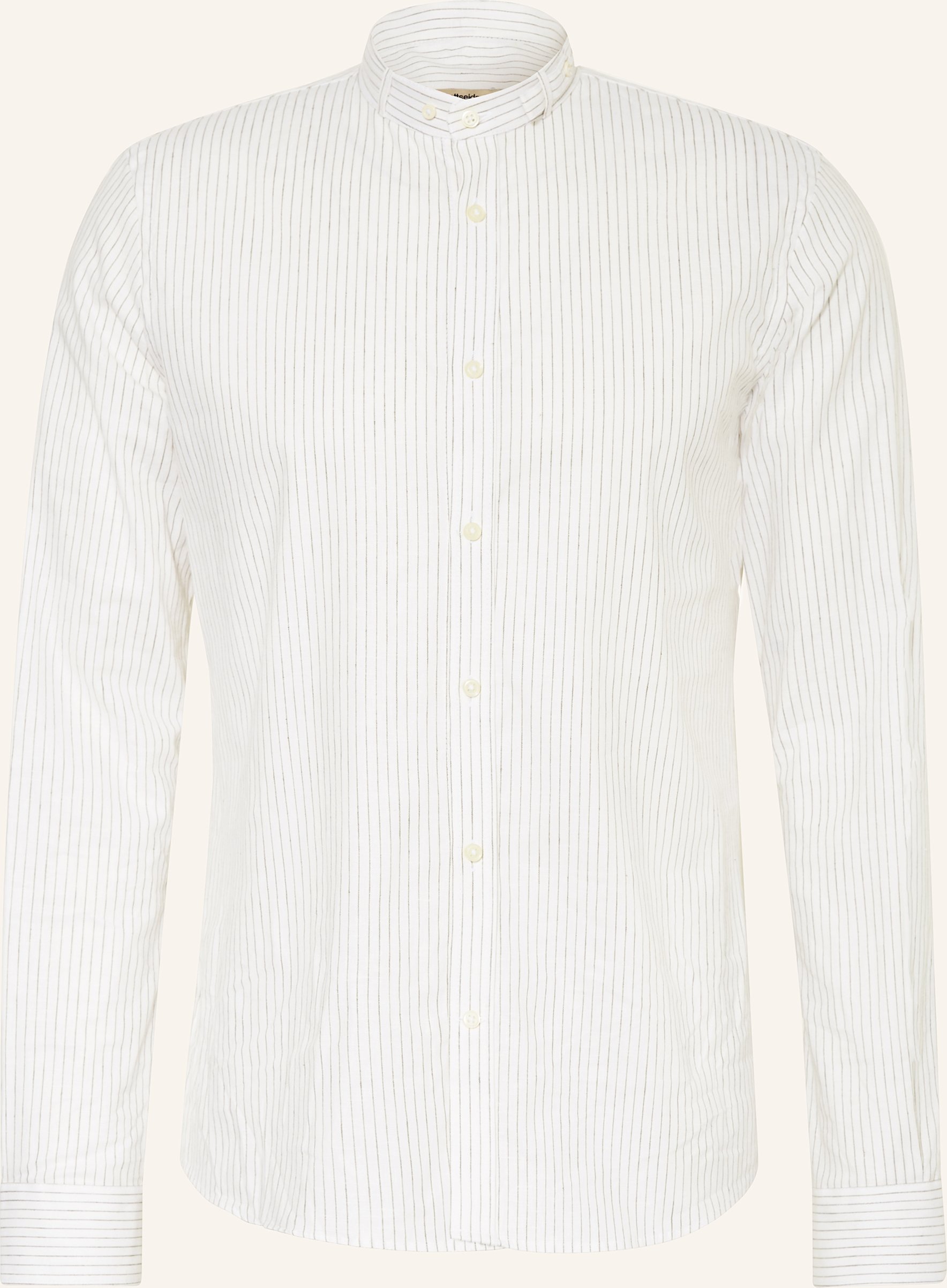 Gottseidank Trachtenhemd Lenz Slim Fit Mit Stehkragen weiss