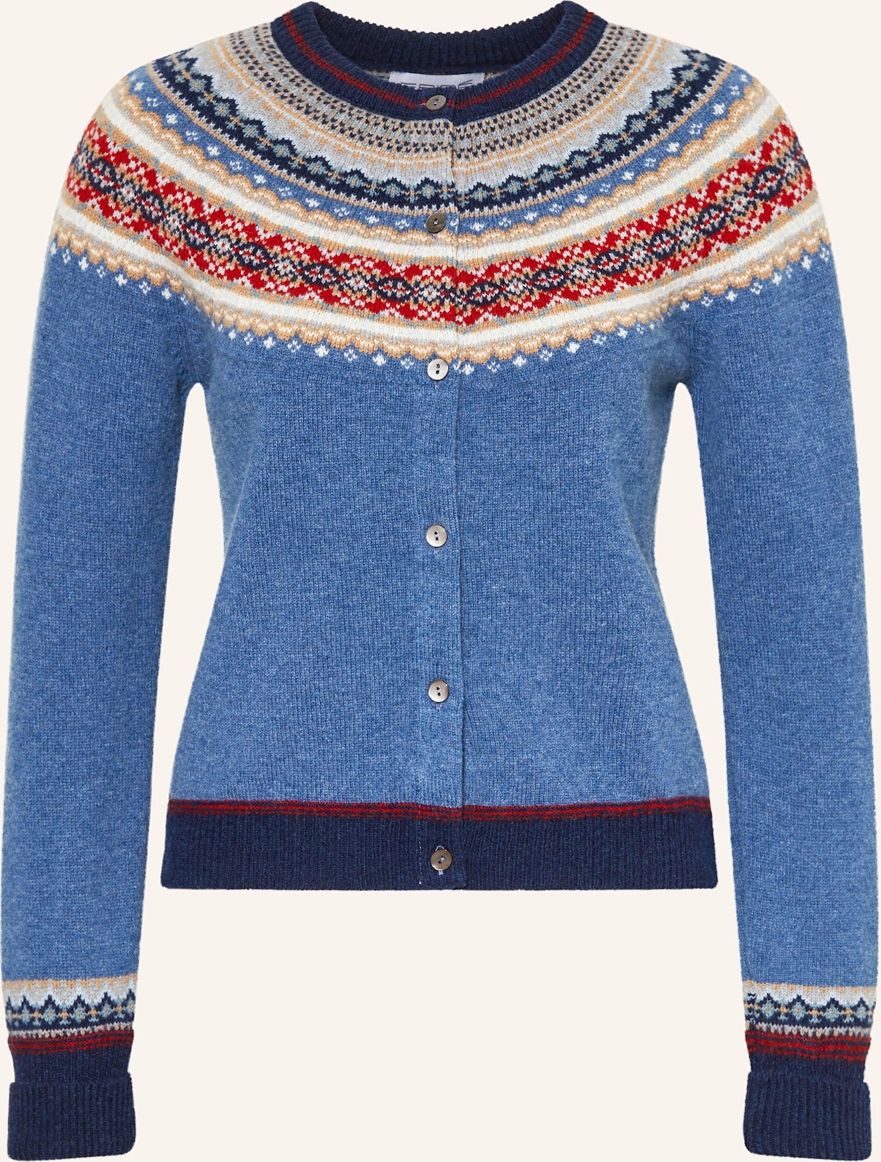 Eribé Strickjacke Alpine blau
