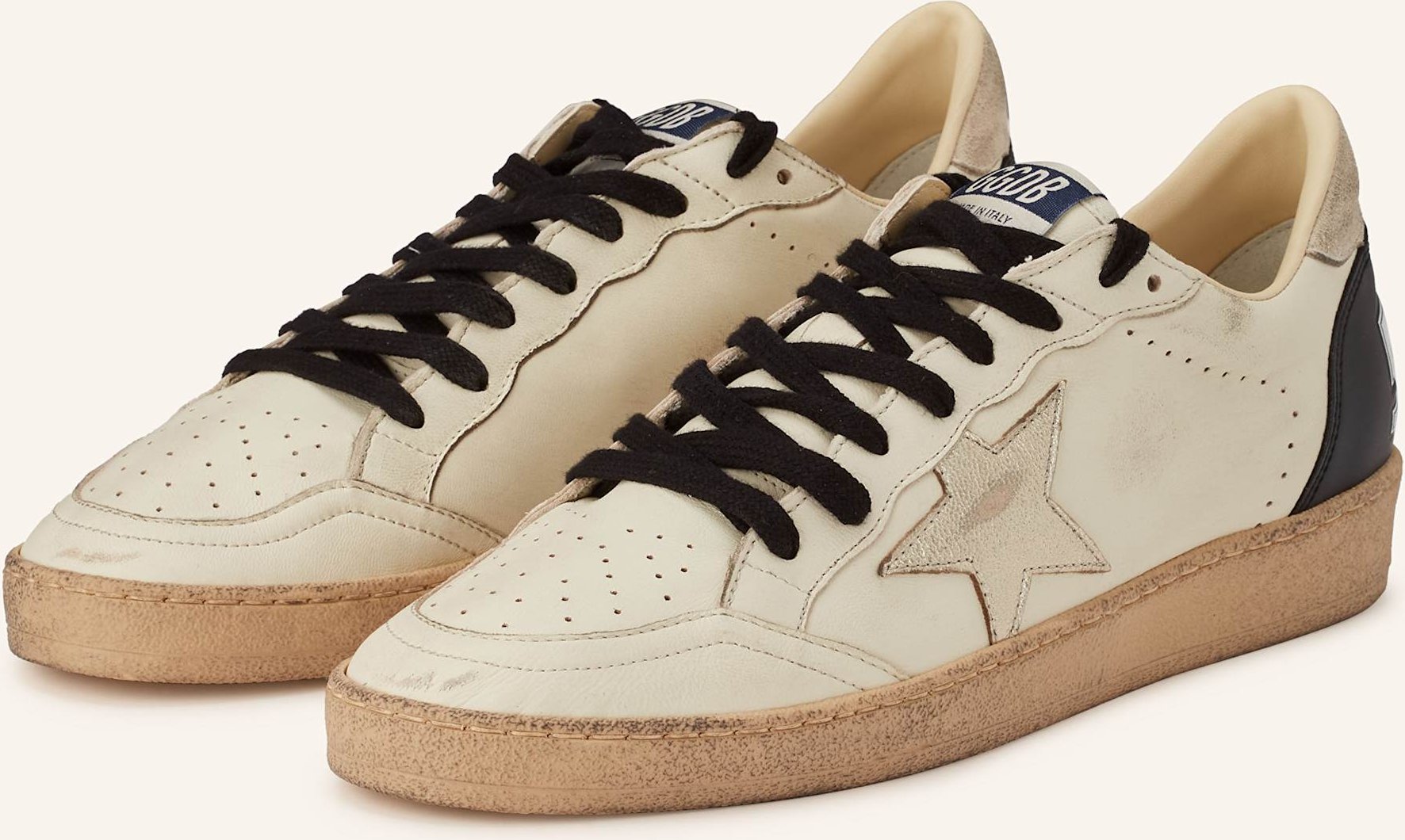 Golden Goose Sneaker Ball Star weiss