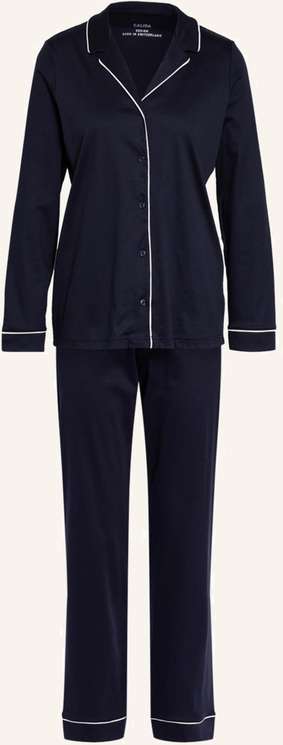 Thumbnail - Calida Schlafanzug Night Lovers blau