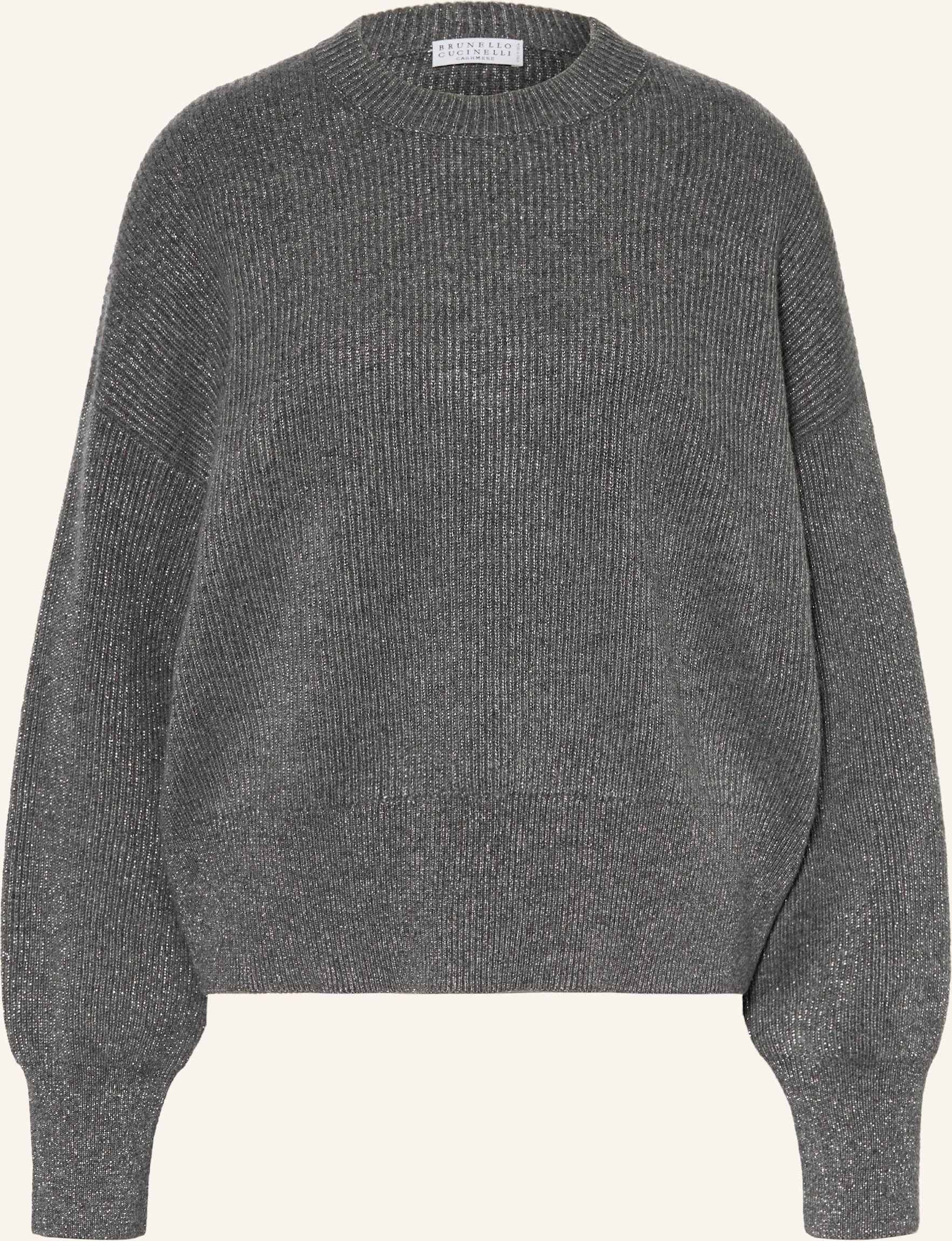 Brunello Cucinelli Cashmere-Pullover grau