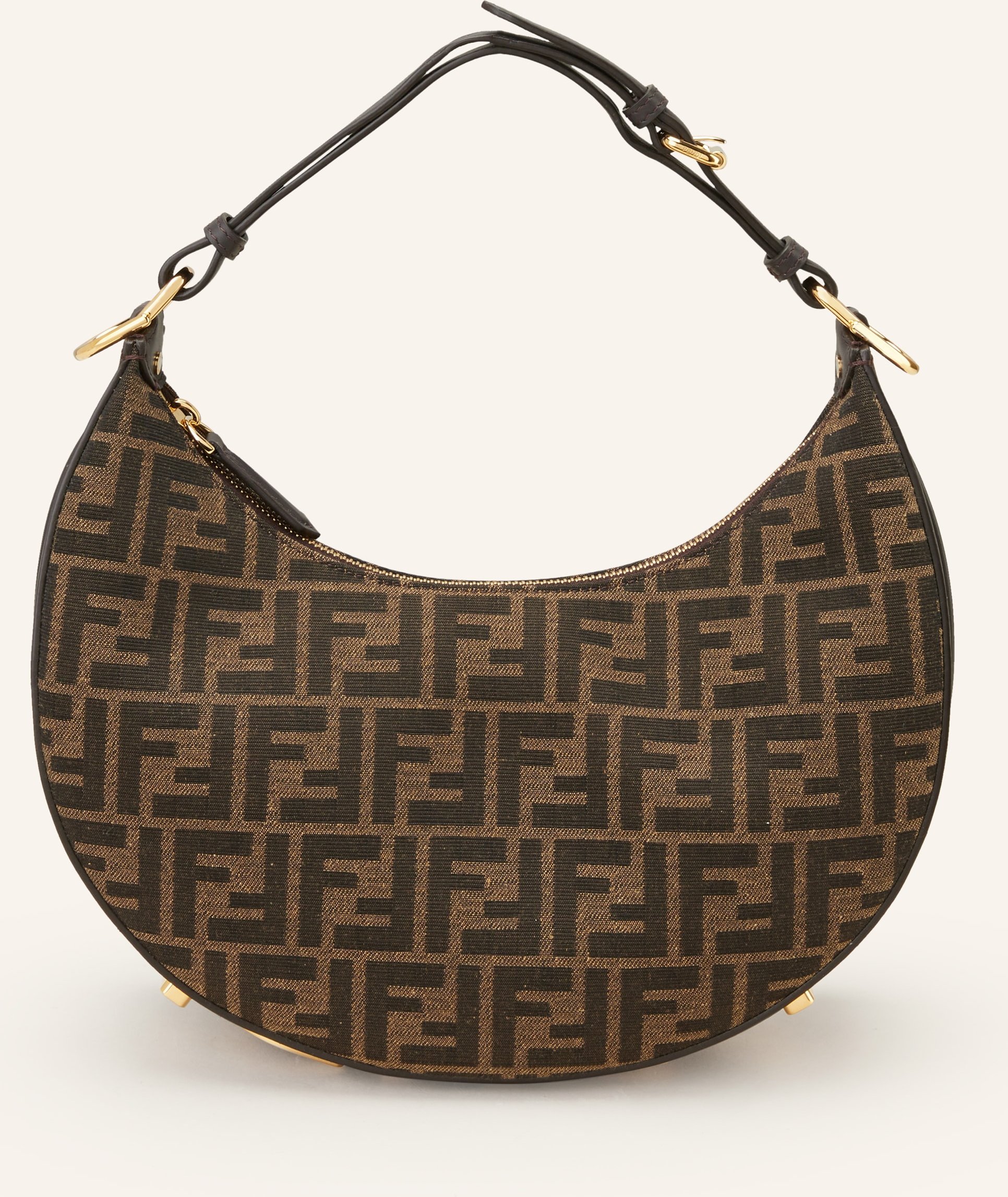 Thumbnail - Fendi Schultertasche Fendigraphy Small braun