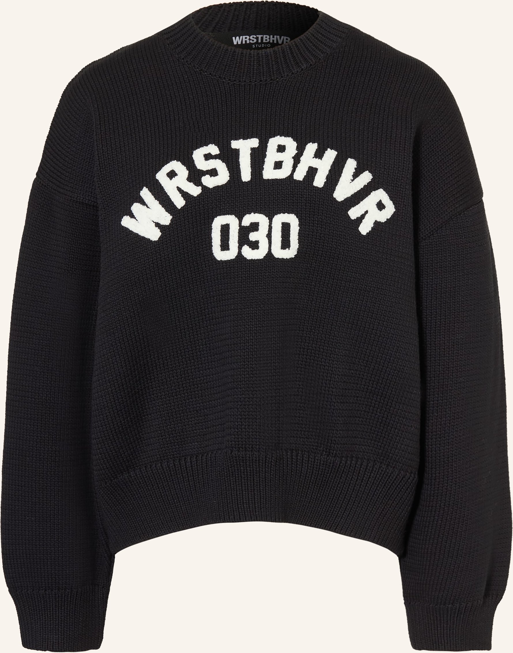 Wrstbhvr Oversized-Pullover Luna schwarz