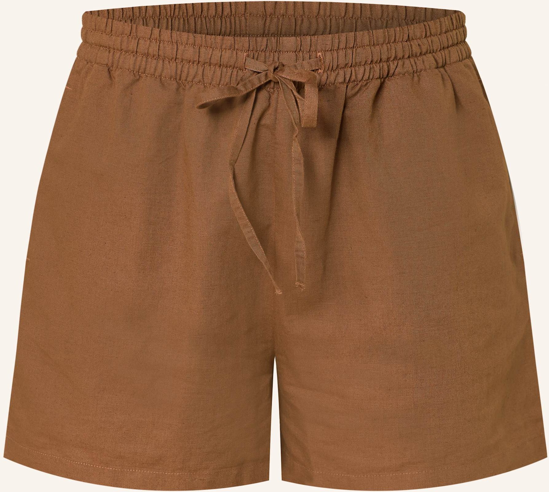 Marc O'polo Denim Shorts Mit Leinen braun