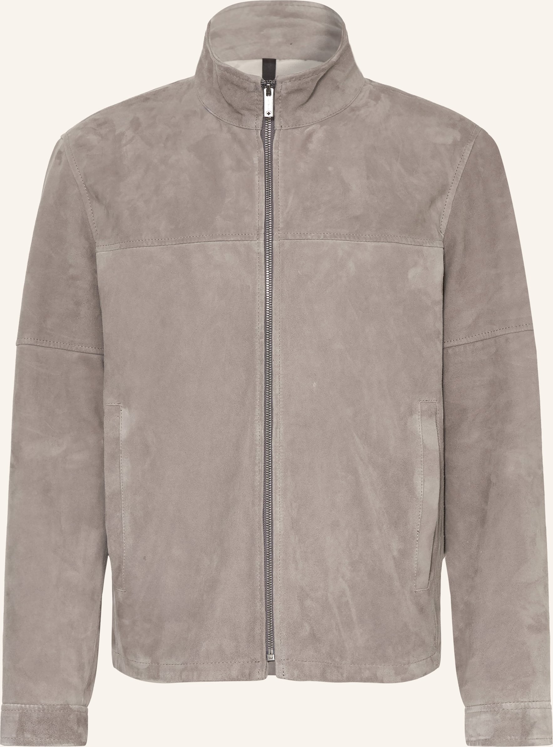 Strellson Lederjacke Jimmy grau