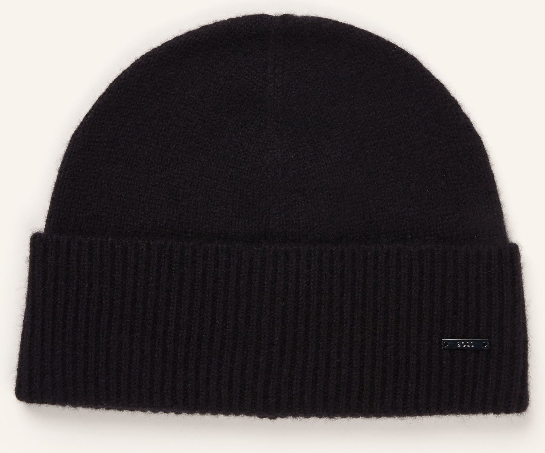 Boss Cashmere-Mütze Honesto schwarz