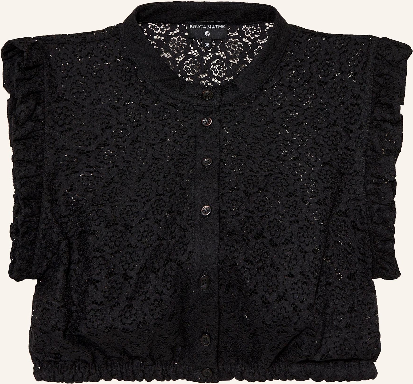 Thumbnail - Kinga Mathe Dirndlbluse Emma Aus Spitze schwarz