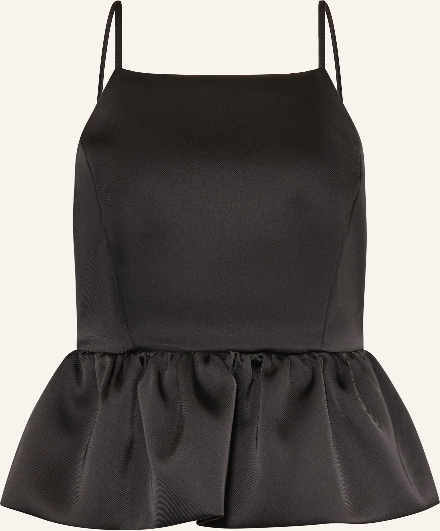 Sandro Satintop schwarz