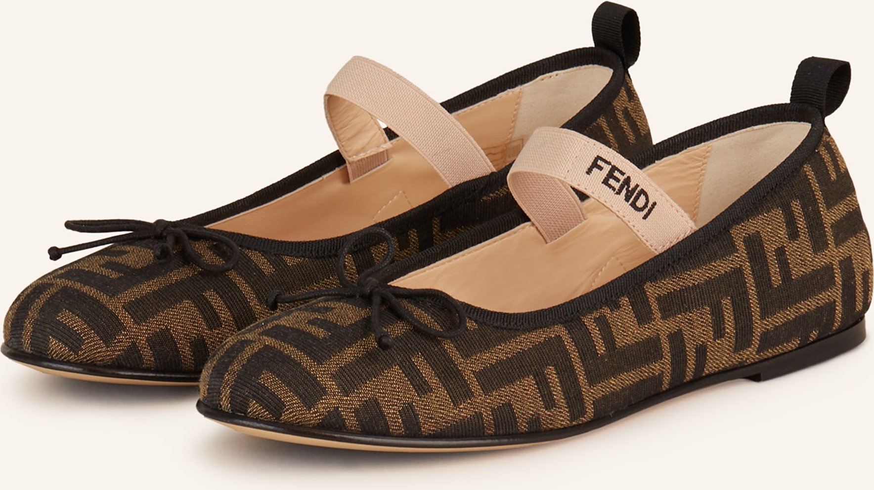 Fendi Ballerinas braun