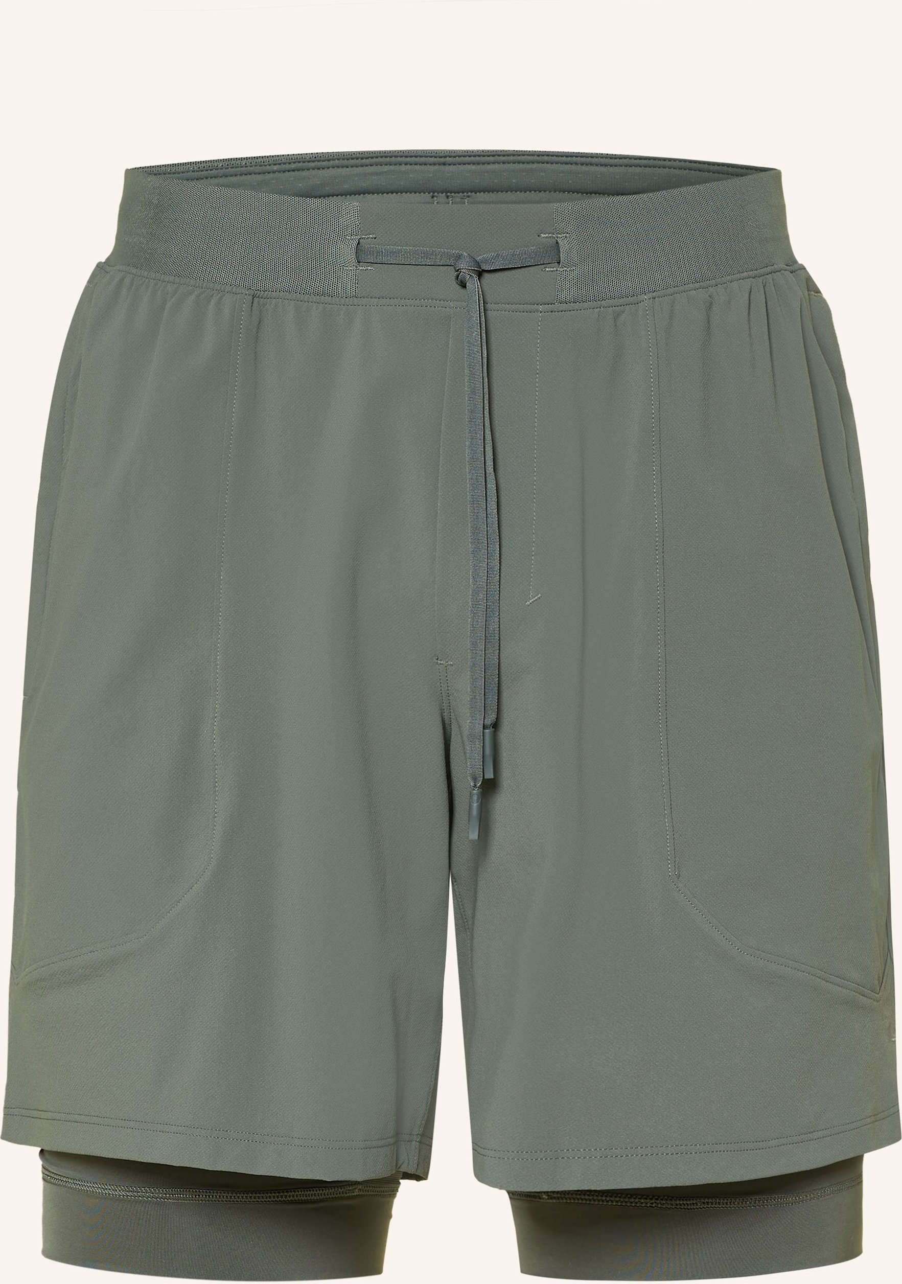 Lululemon 2-In-1-Trainingsshorts License To Train 7in gruen