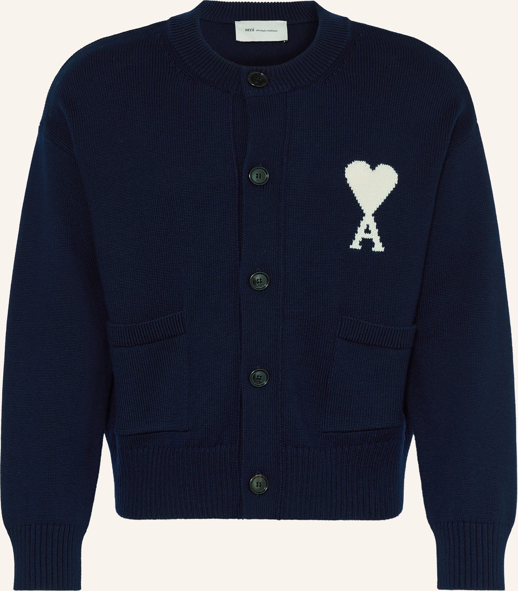 Ami Paris Strickjacke blau