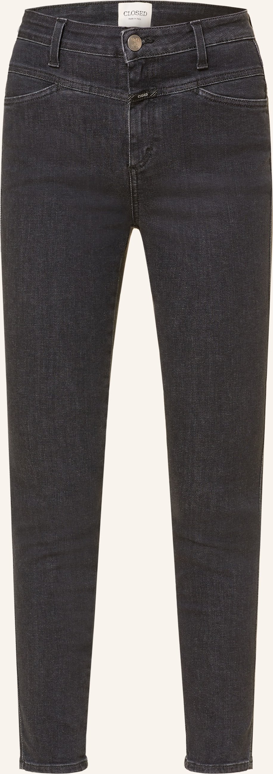 Closed Skinny Jeans Skinny Pusher grau