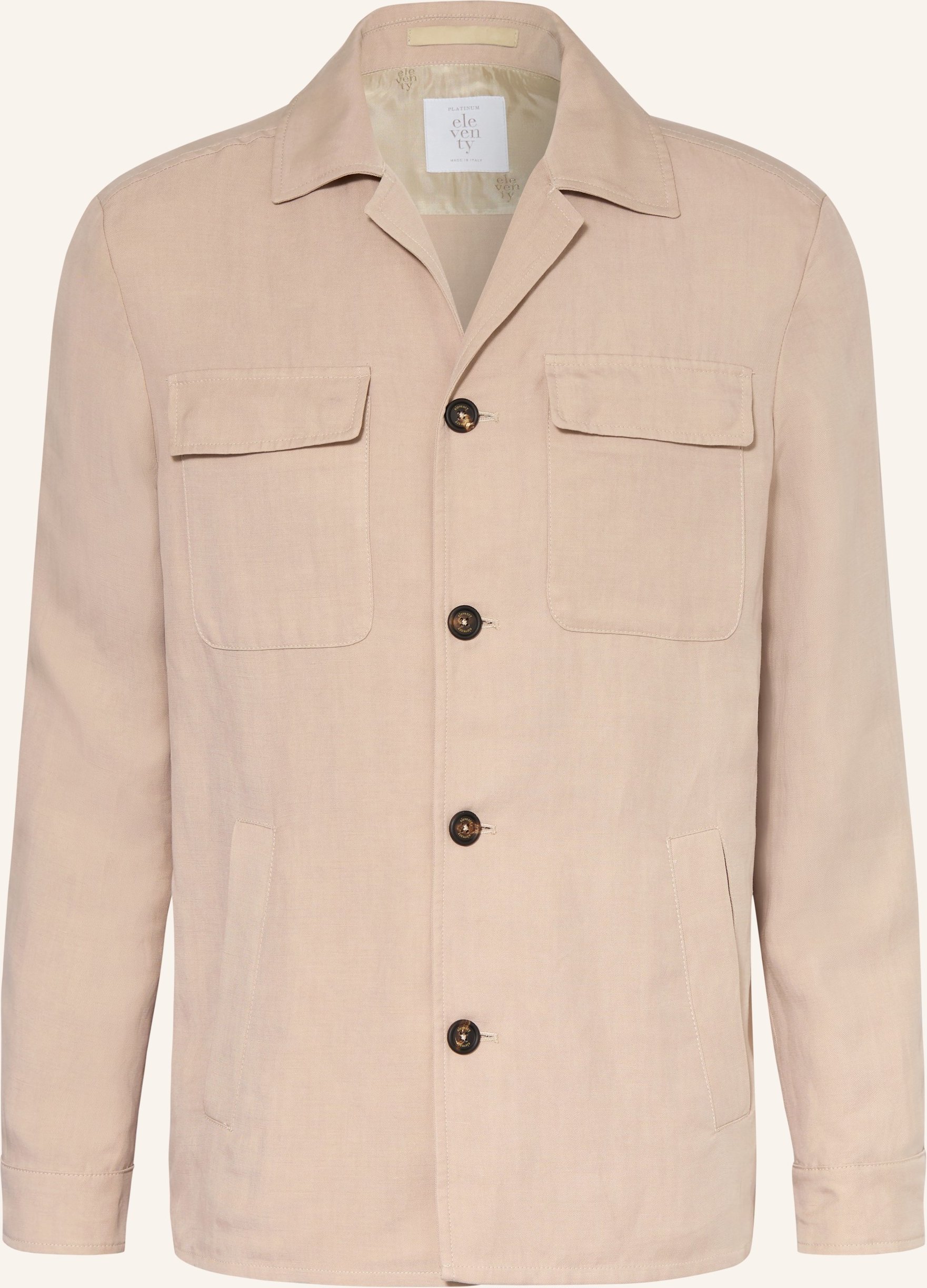 Eleventy Overjacket Mit Leinen rosa