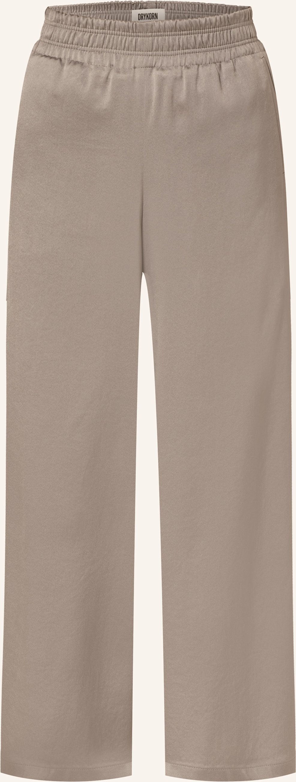 Drykorn Marlenehose Ceiling Aus Satin beige