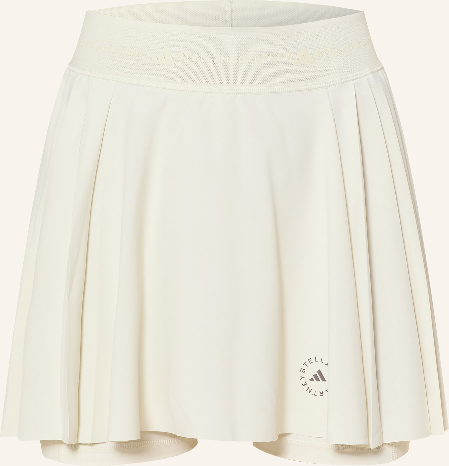 Adidas By Stella Mccartney Tennisrock Adidas By Stella Mccartney Pleated beige