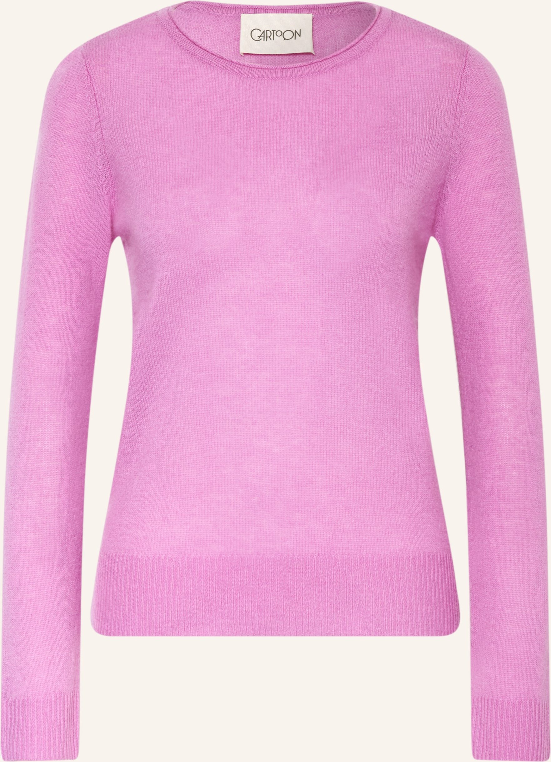 Cartoon Cashmere-Pullover rosa
