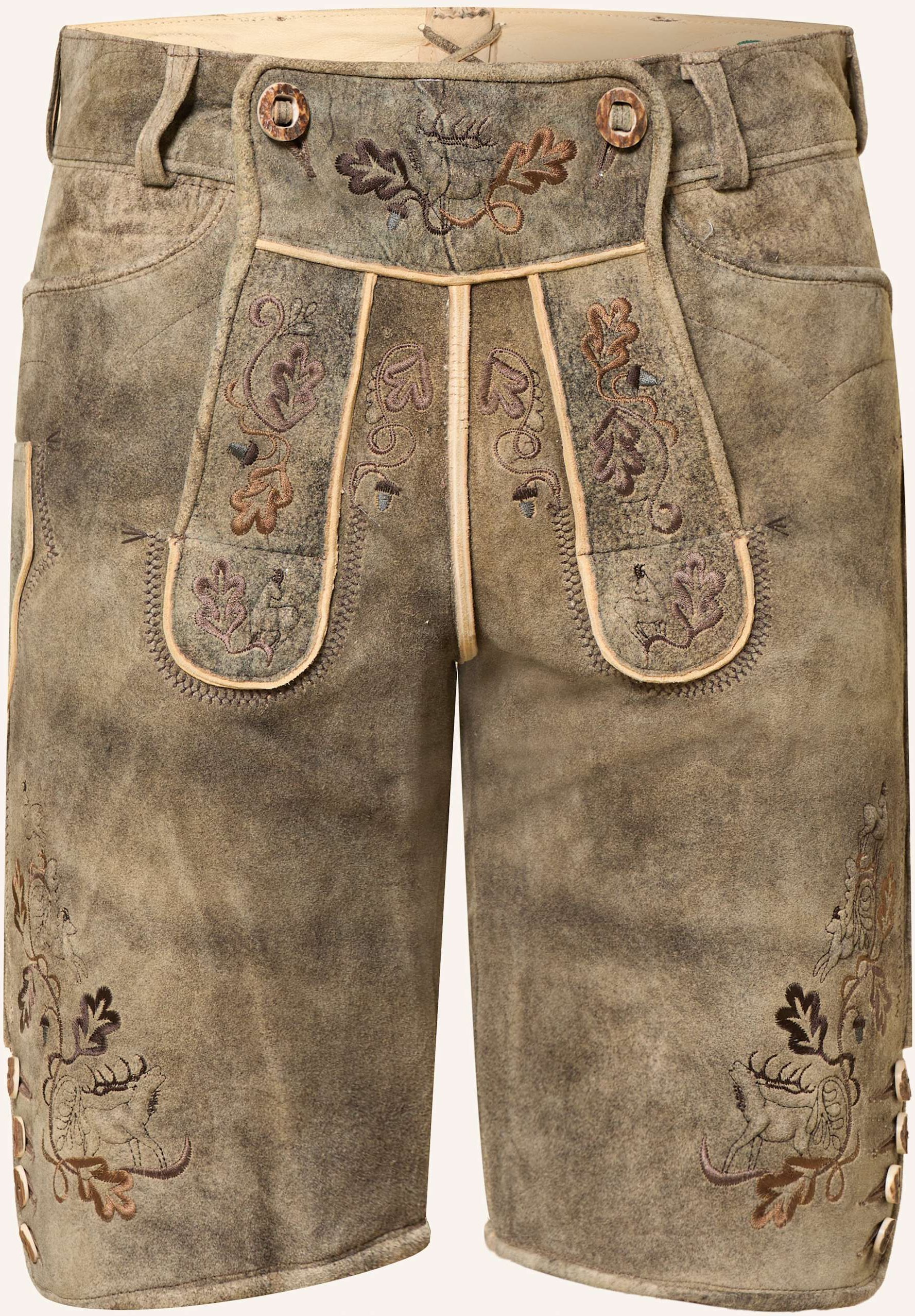 Beckert Trachten-Lederhose Bischofswiesen braun