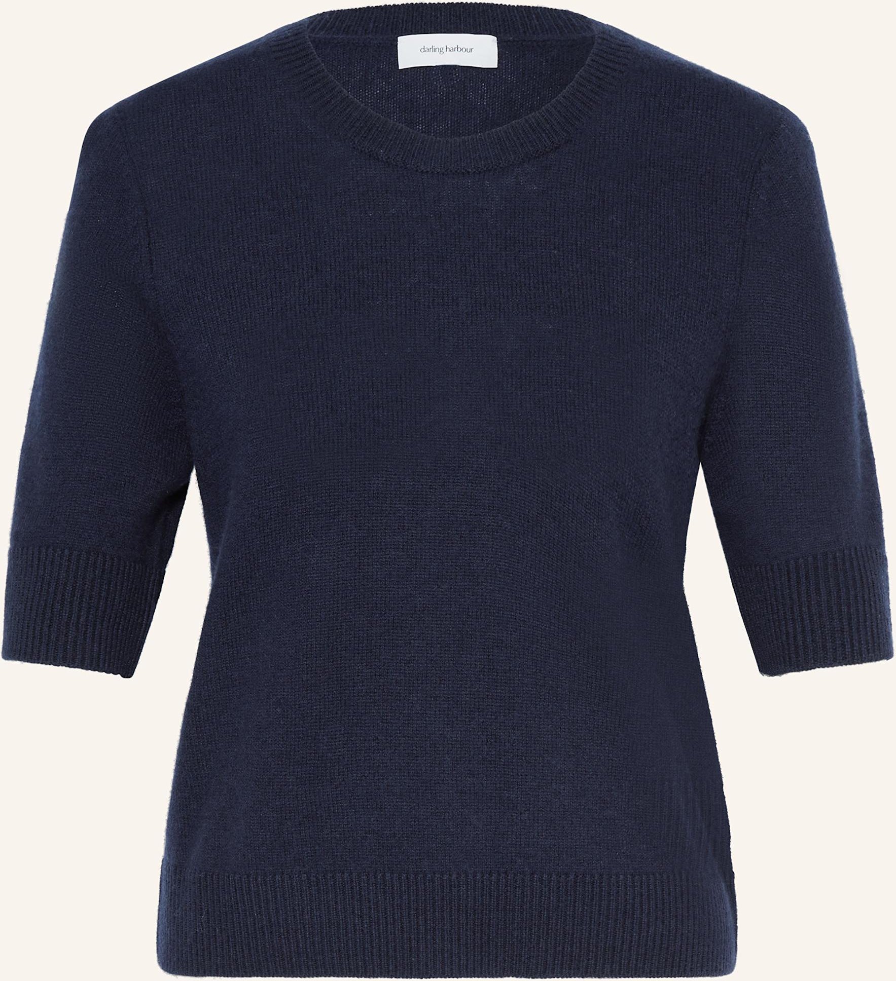 Darling Harbour Strickshirt Mit Cashmere blau