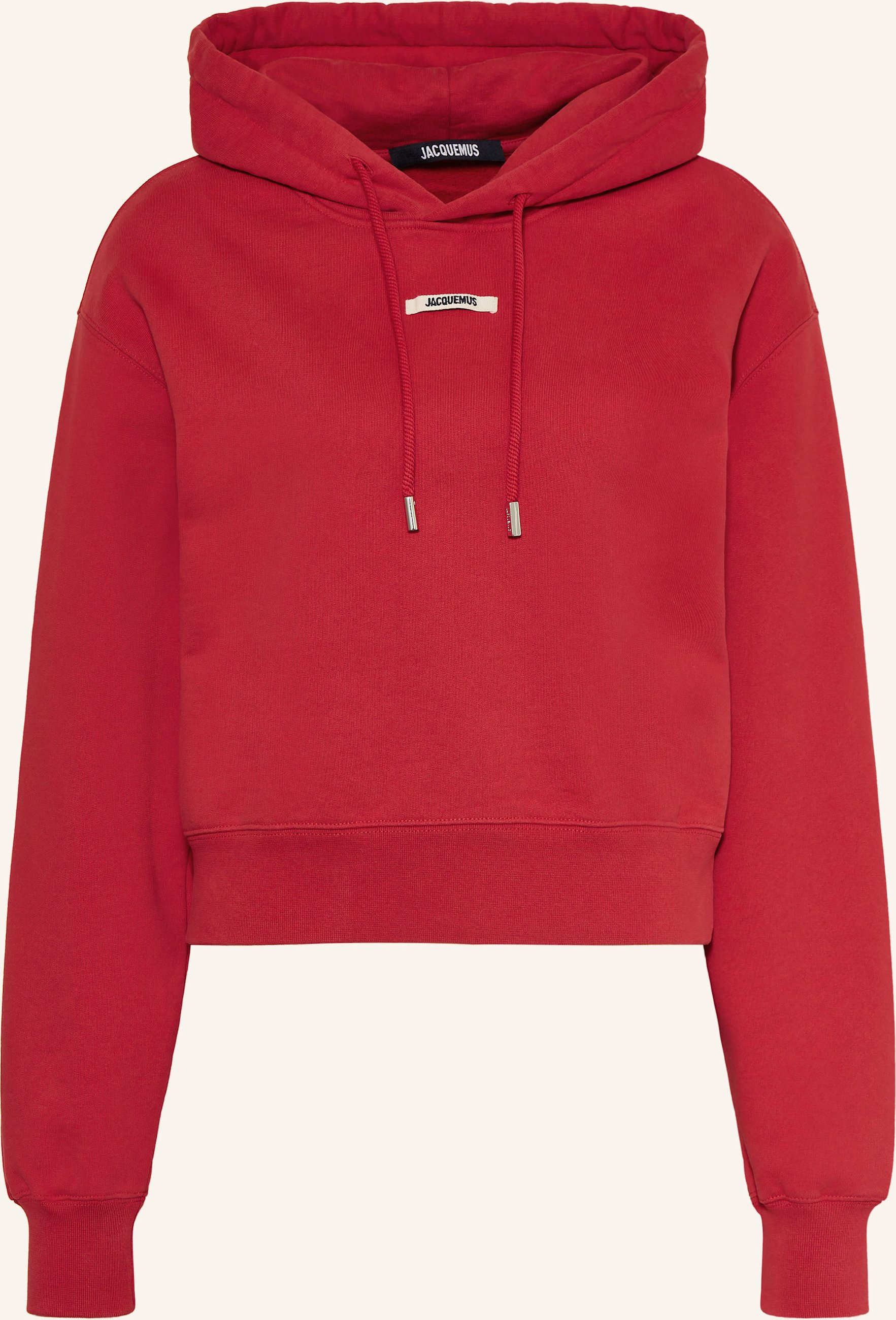 Jacquemus Hoodie Le Hoodie Gros Grain rot