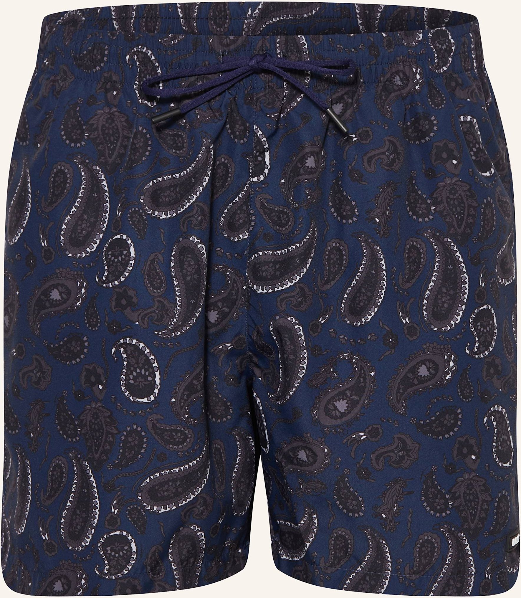 Boss Badeshorts Paisley blau