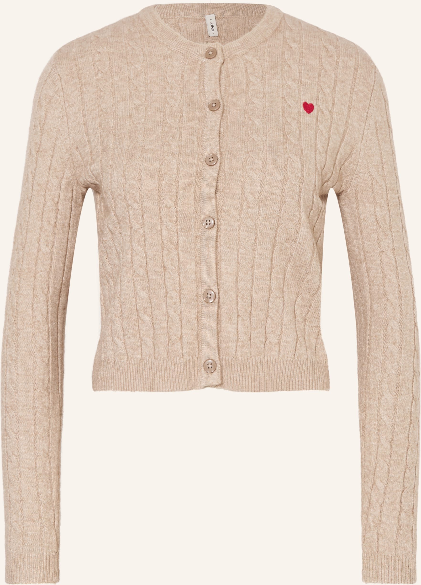 Only Strickjacke beige