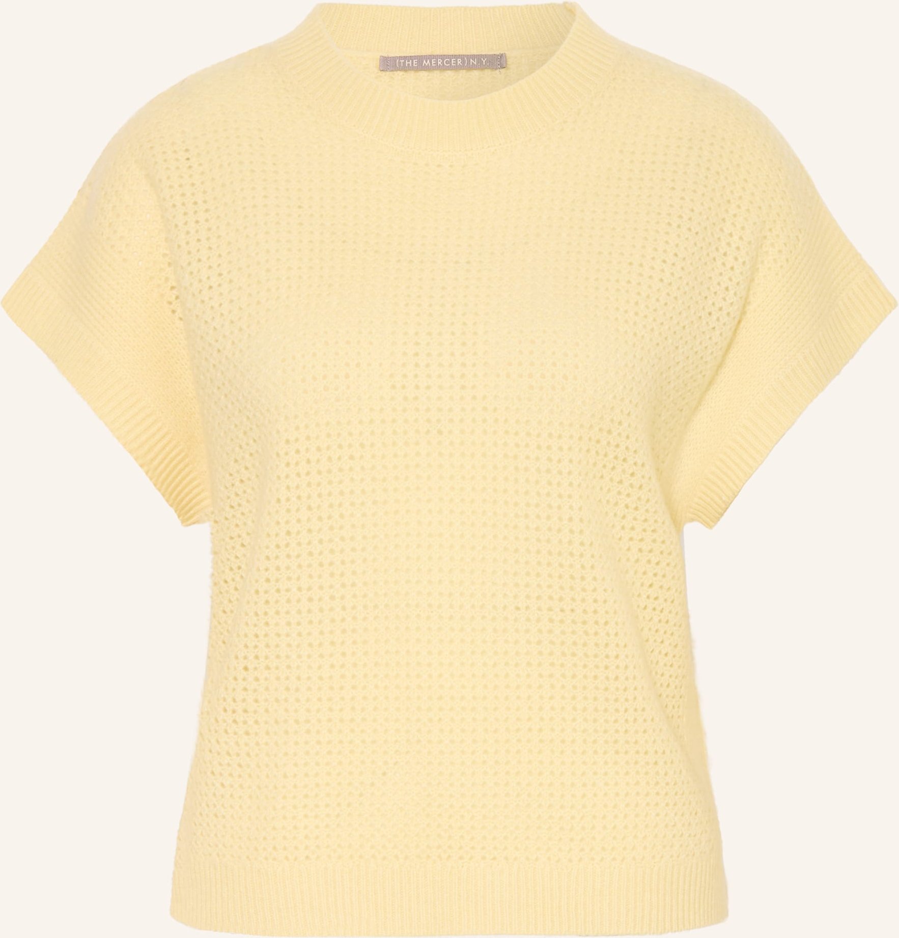 (The Mercer) N.Y. Strickshirt Aus Cashmere gelb
