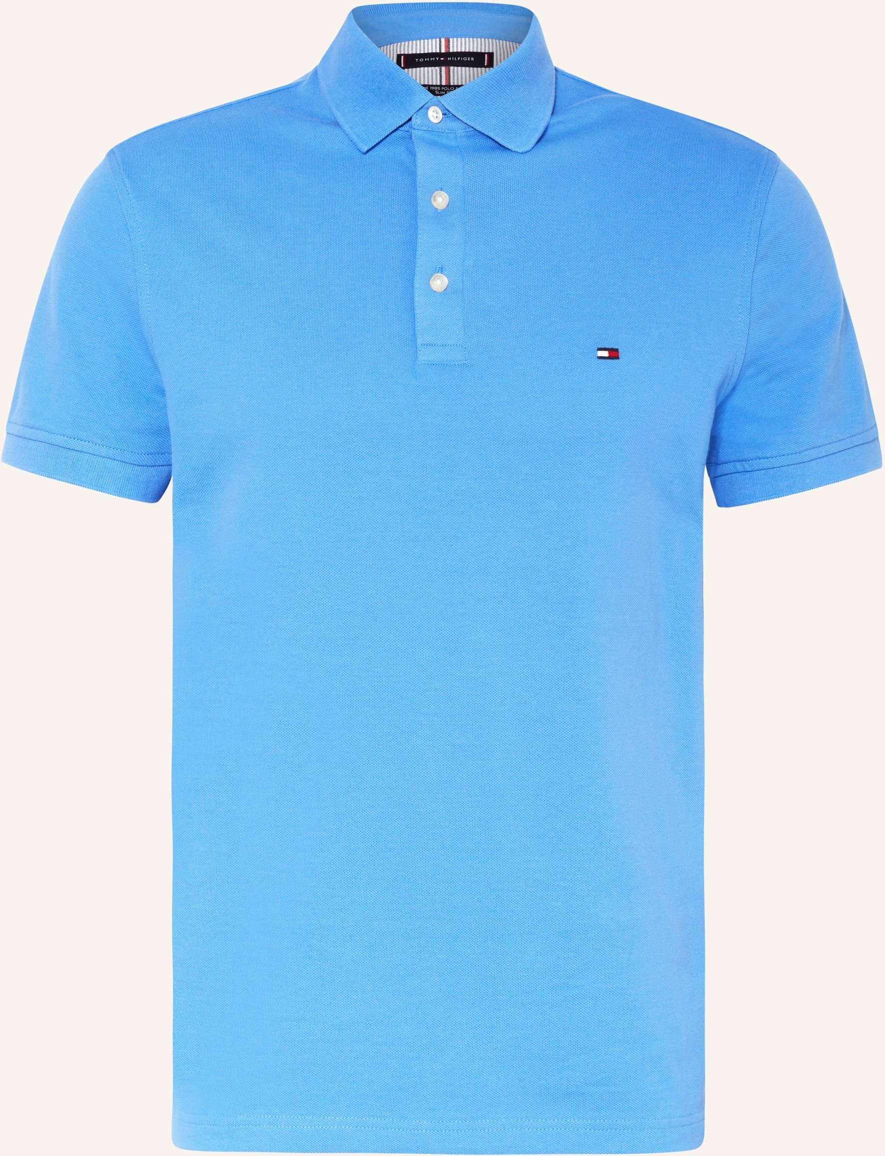 Thumbnail - Tommy Hilfiger Piqué-Poloshirt Slim Fit blau