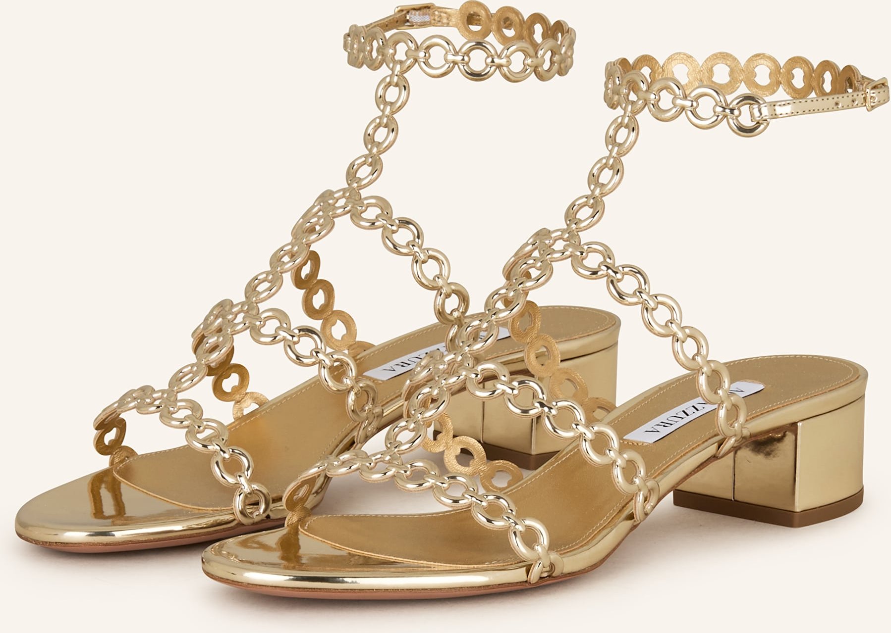 Aquazzura Sandalen gold