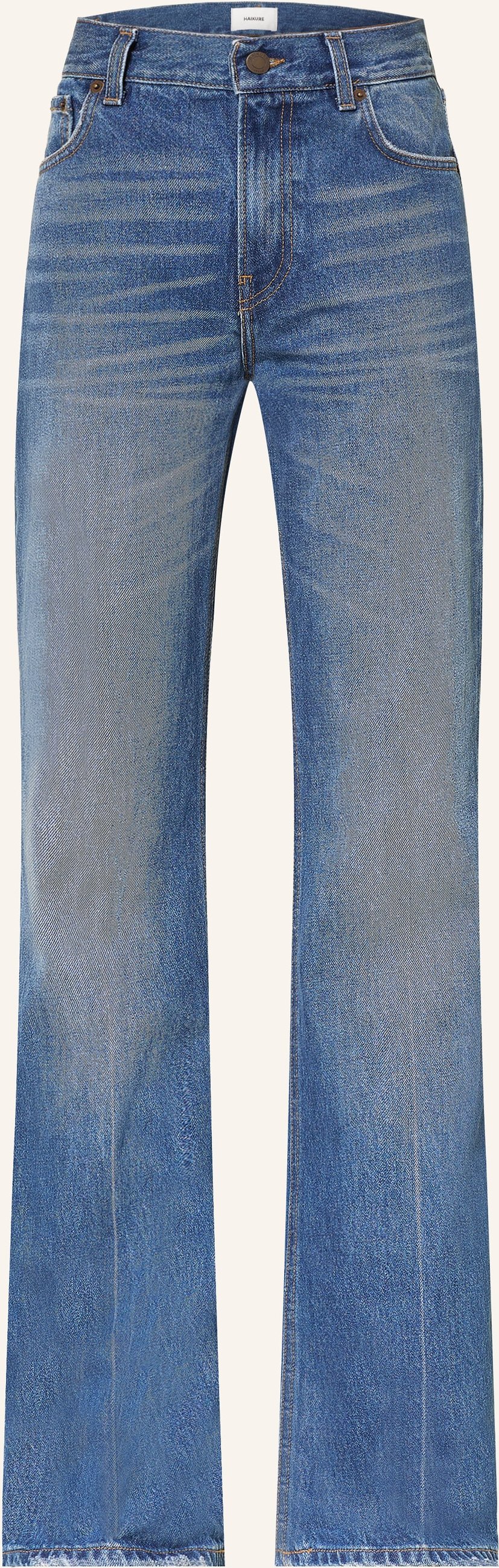 Haikure Flared Jeans Flora blau