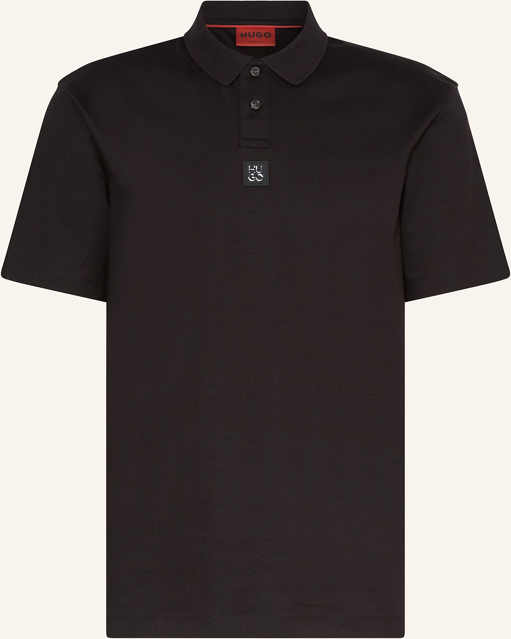 Hugo Jersey-Poloshirt Deabono schwarz
