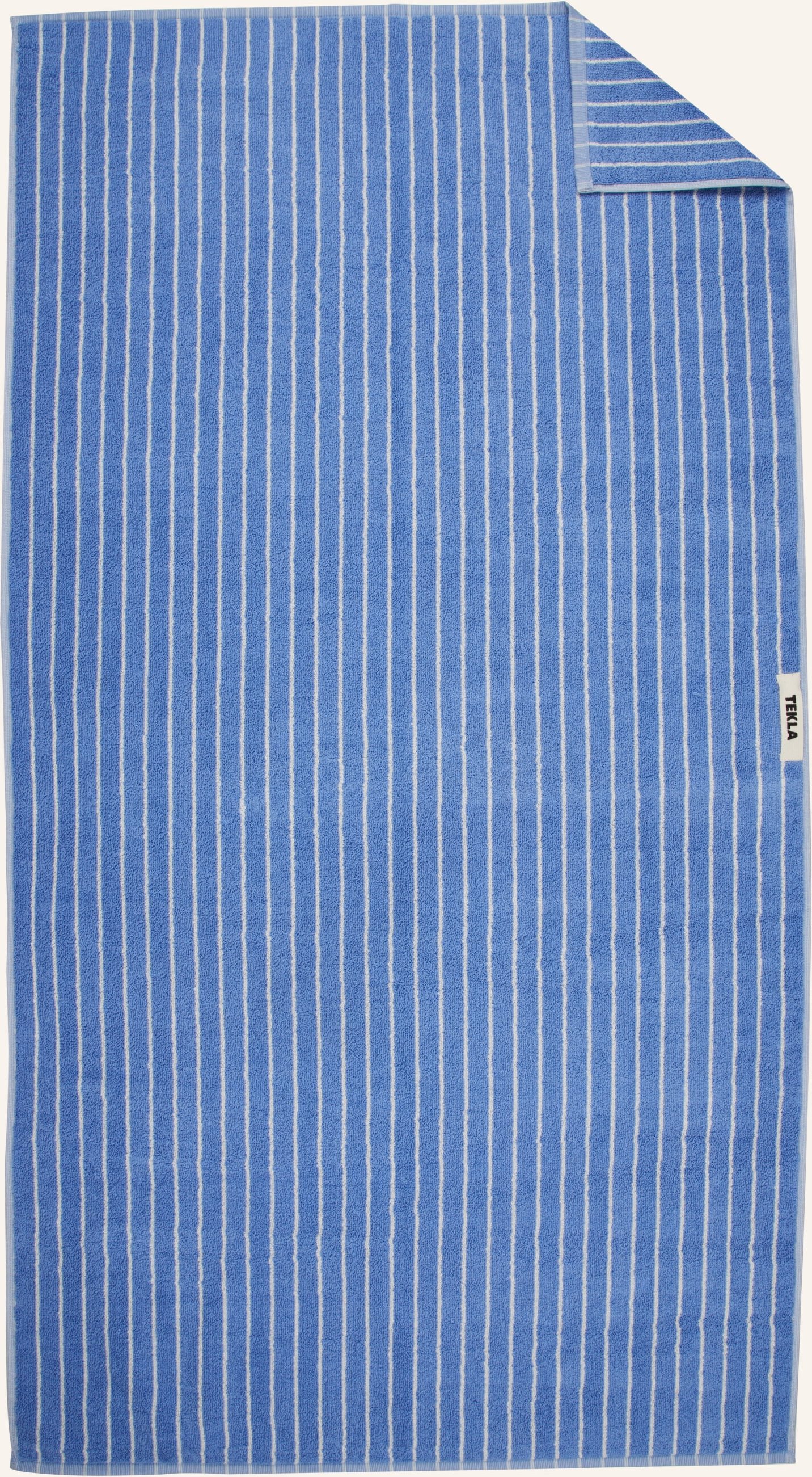Tekla Duschtuch blau