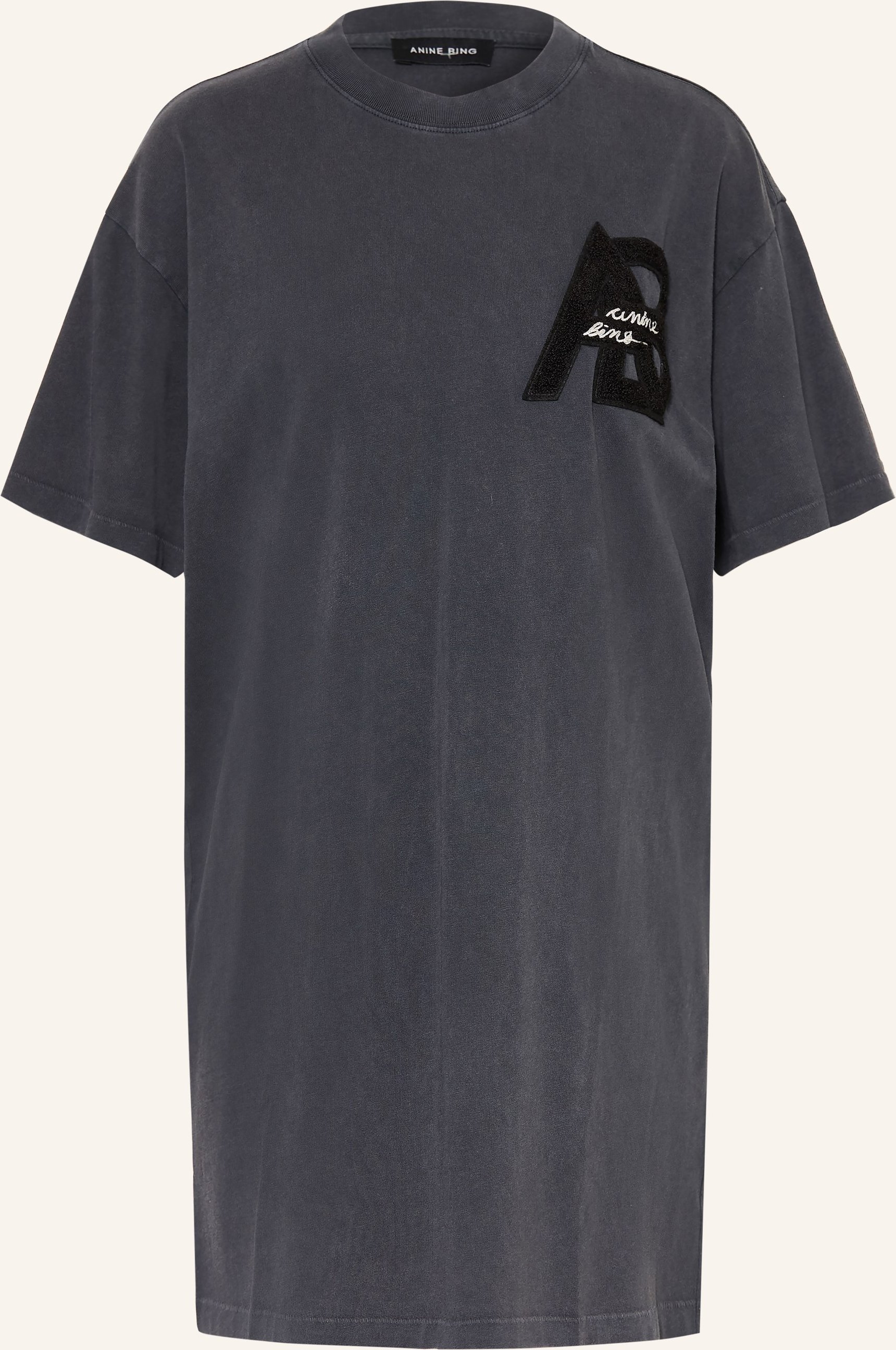 Anine Bing Jerseykleid Beth schwarz