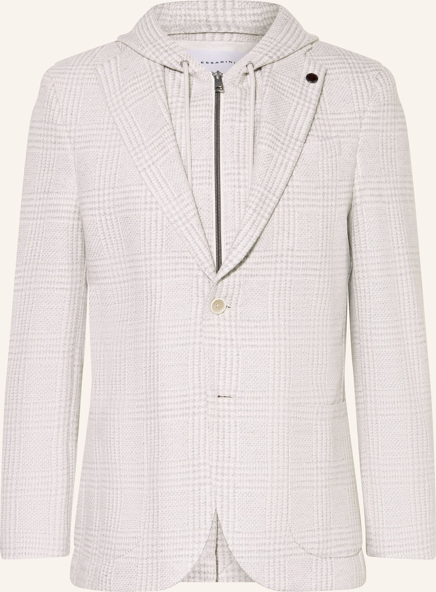 Baldessarini Sakko Santo Extra Slim Fit Mit Herausnehmbarer Blende grau