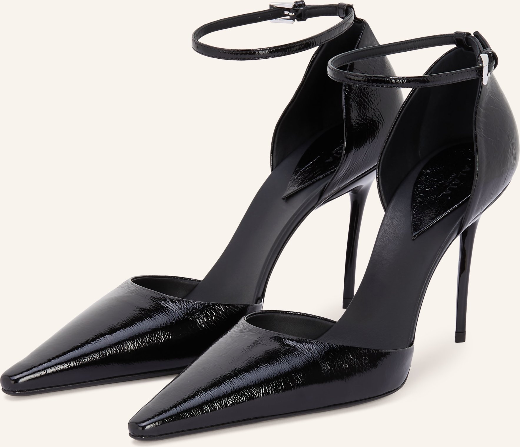 Alaïa Lack-Pumps D'orsay schwarz
