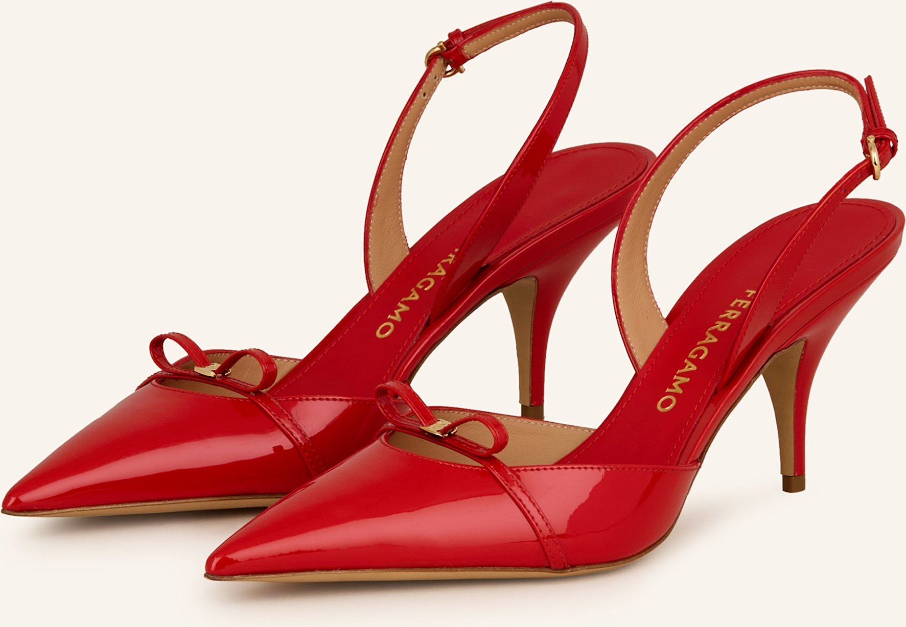 Ferragamo Sandaletten Gylla rot