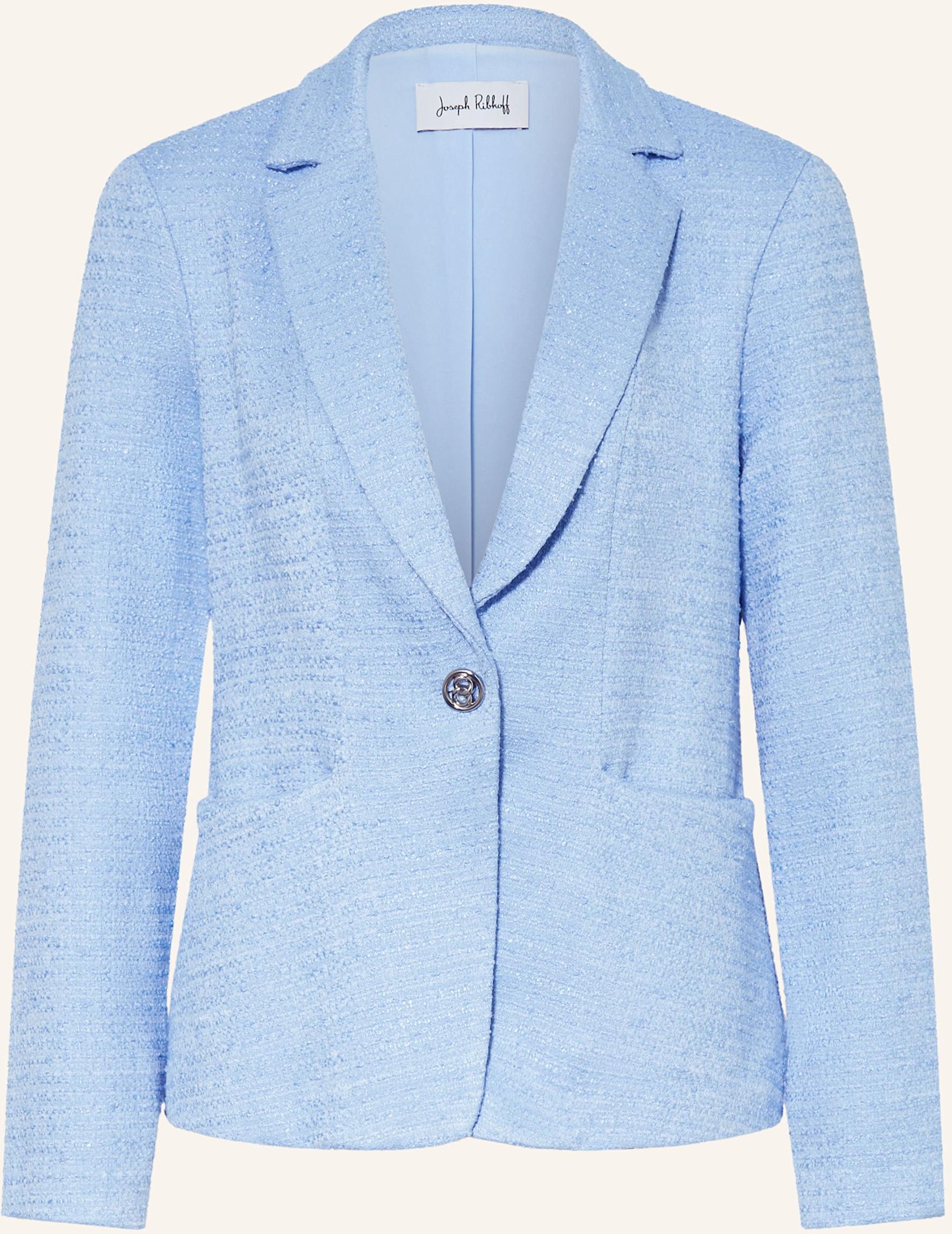 Joseph Ribkoff Bouclé-Blazer blau