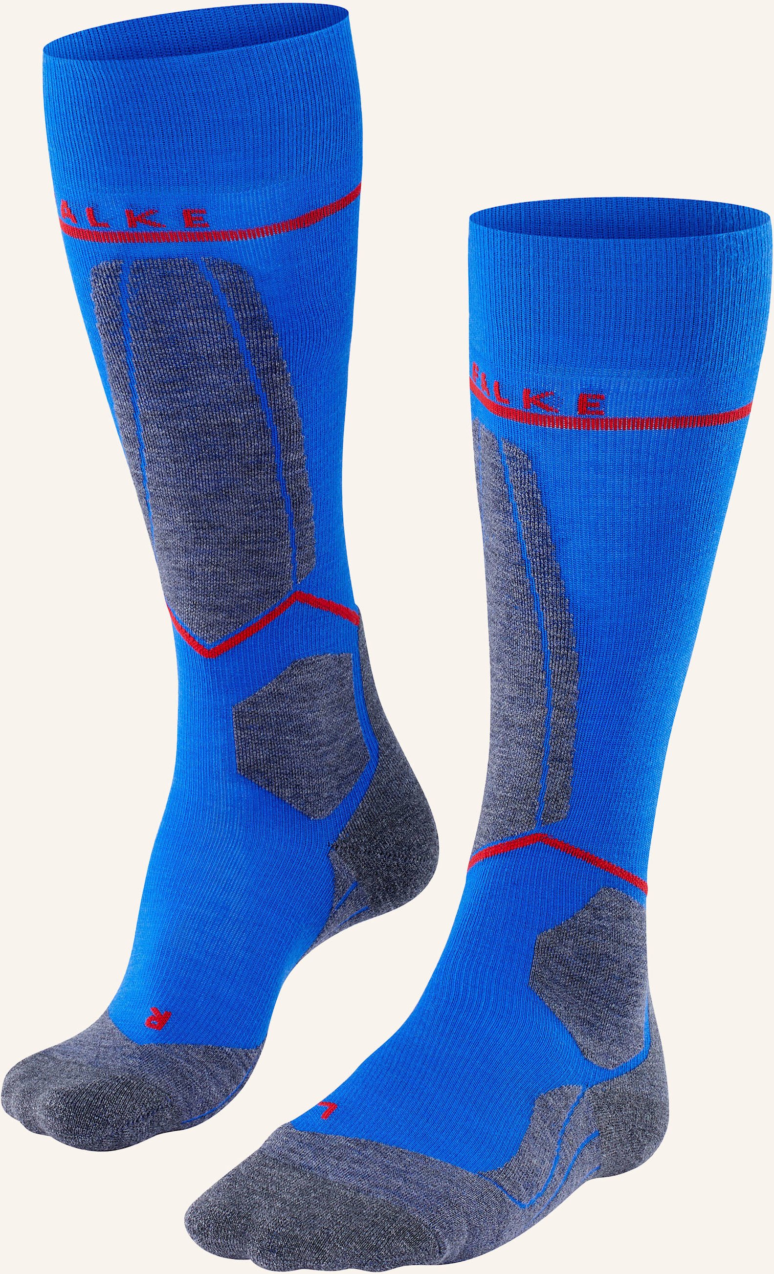 Falke Skisocken sk4 Energizing Light Wool blau