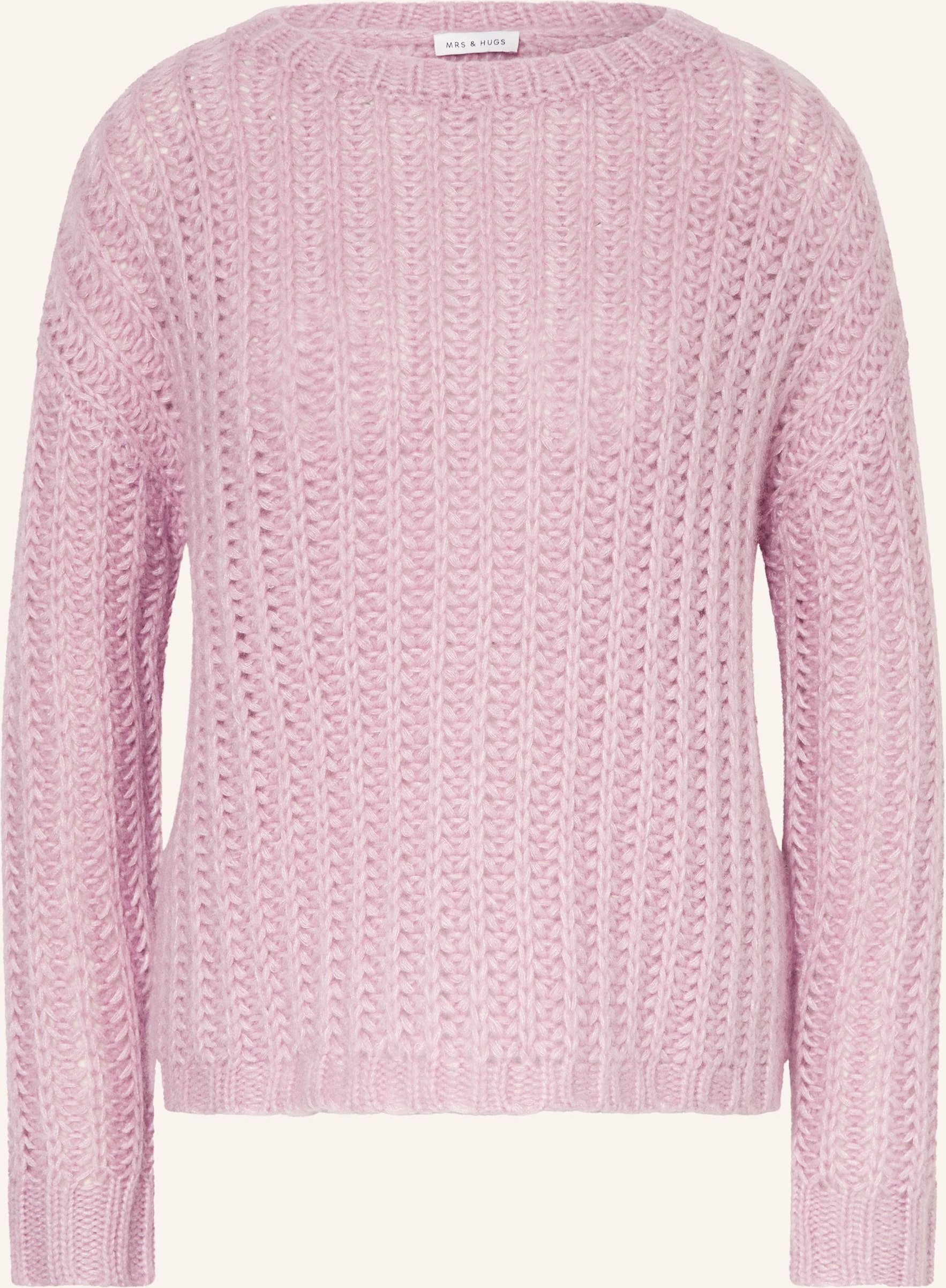 Mrs & Hugs Cashmere-Pullover lila