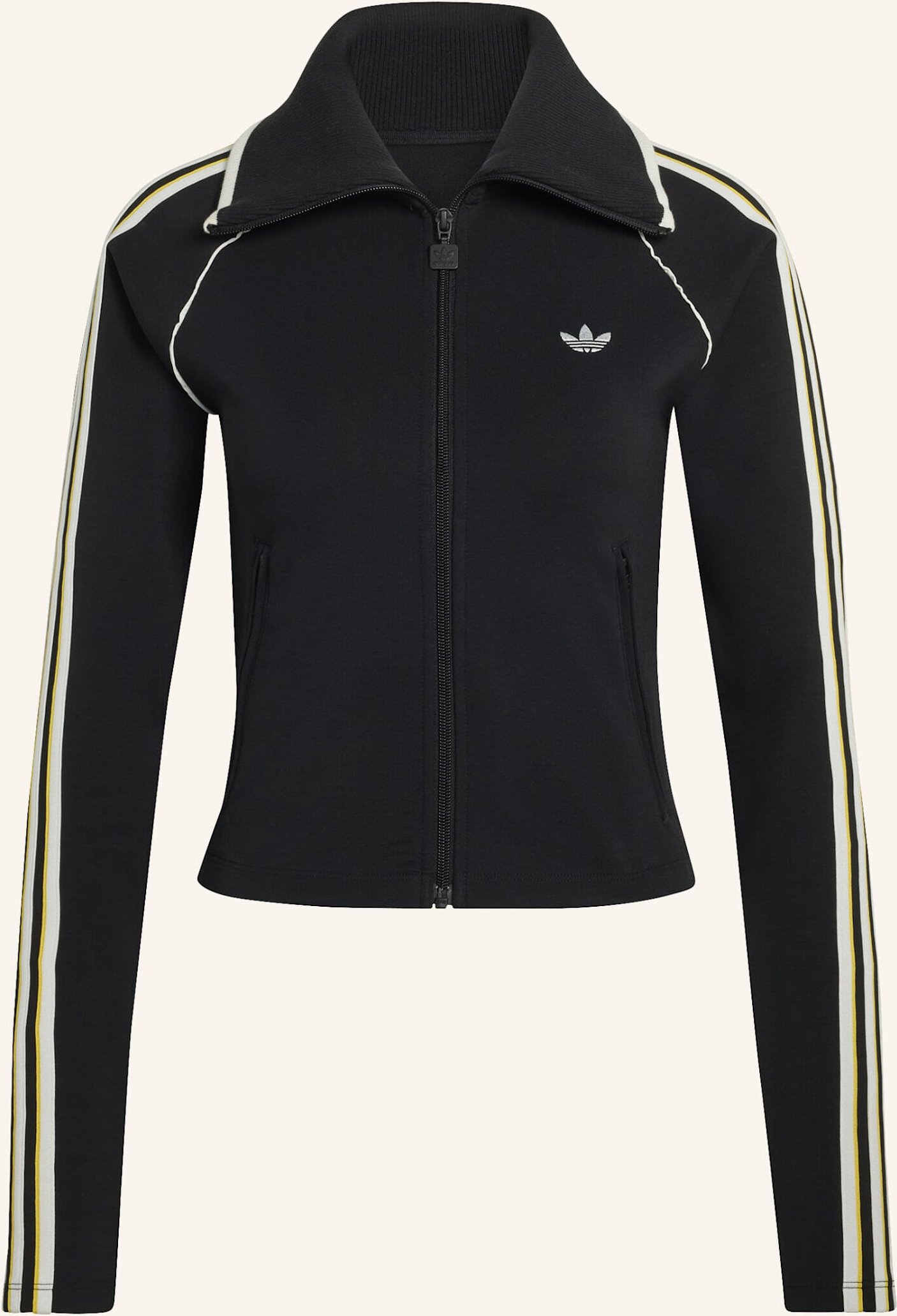Adidas Originals Schmal Geschnittenes Firebird Track Top schwarz