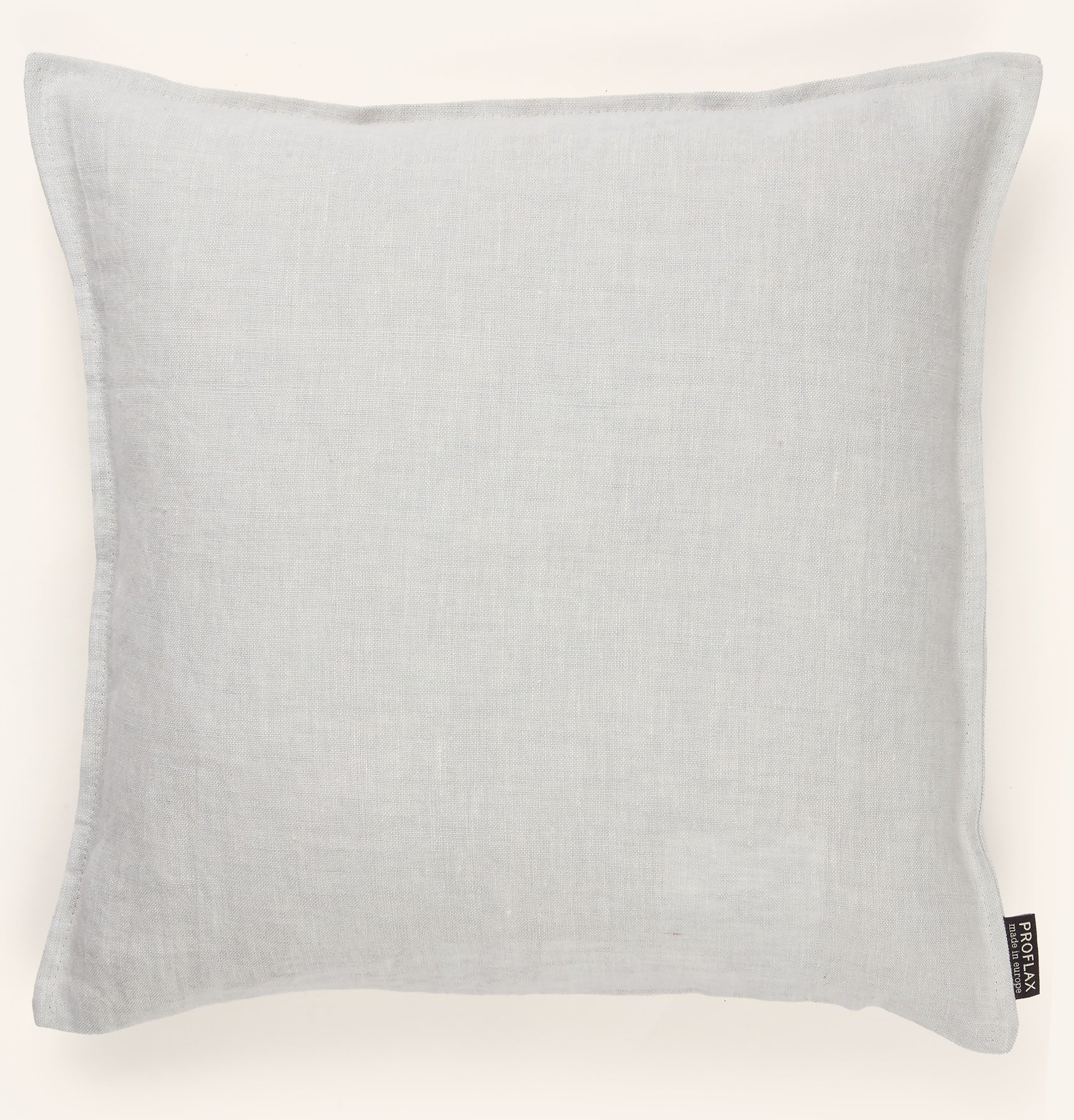 Proflax Dekokissenhülle Aus Leinen grau